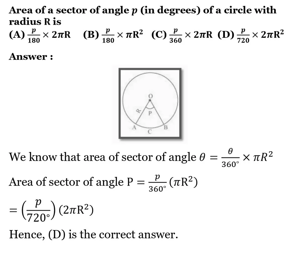 class 10th maths Areas Related to Circles chapter 11 solution21