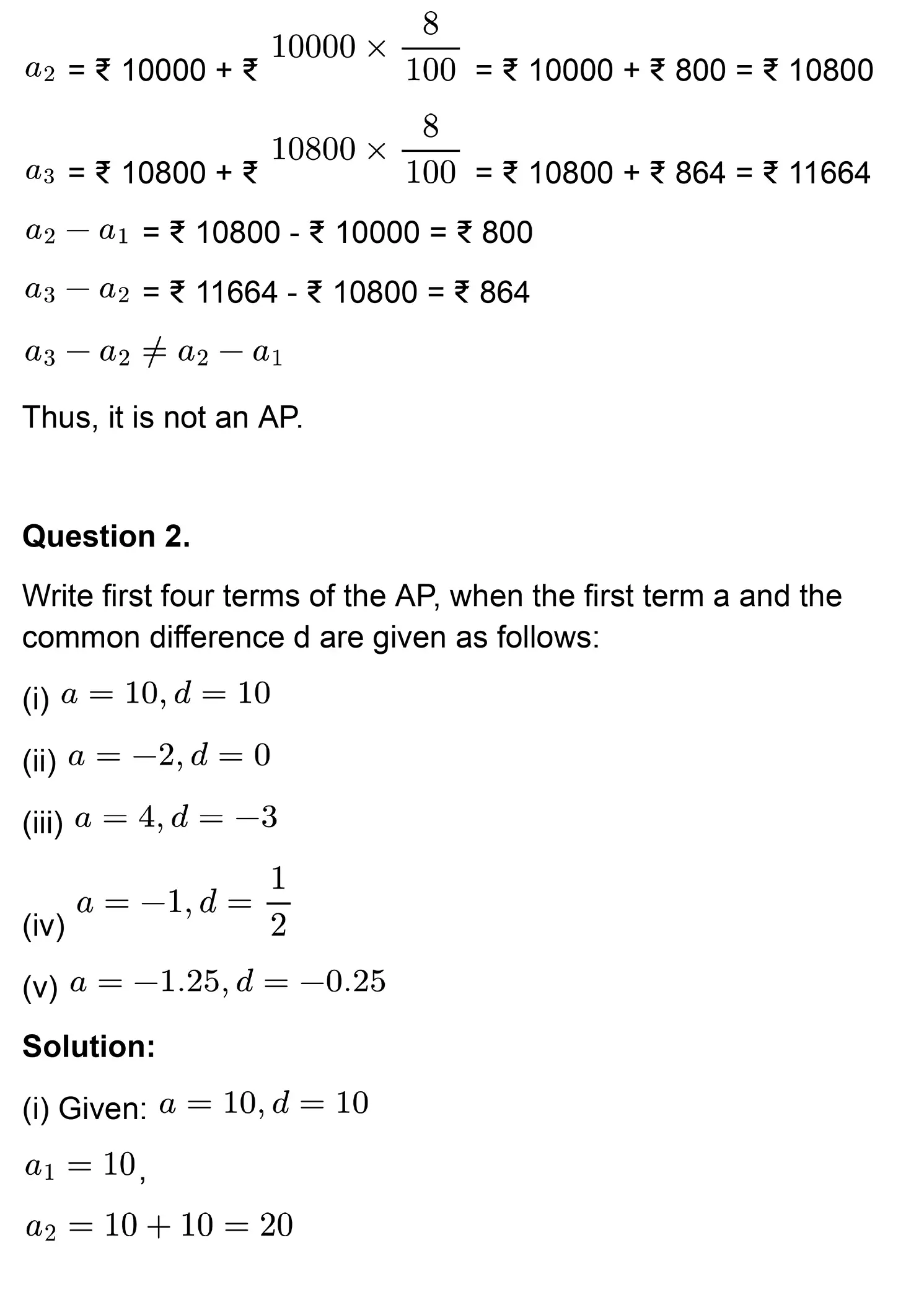 class 10th maths Arithmetic Progressions chapter 5 solution page 0003