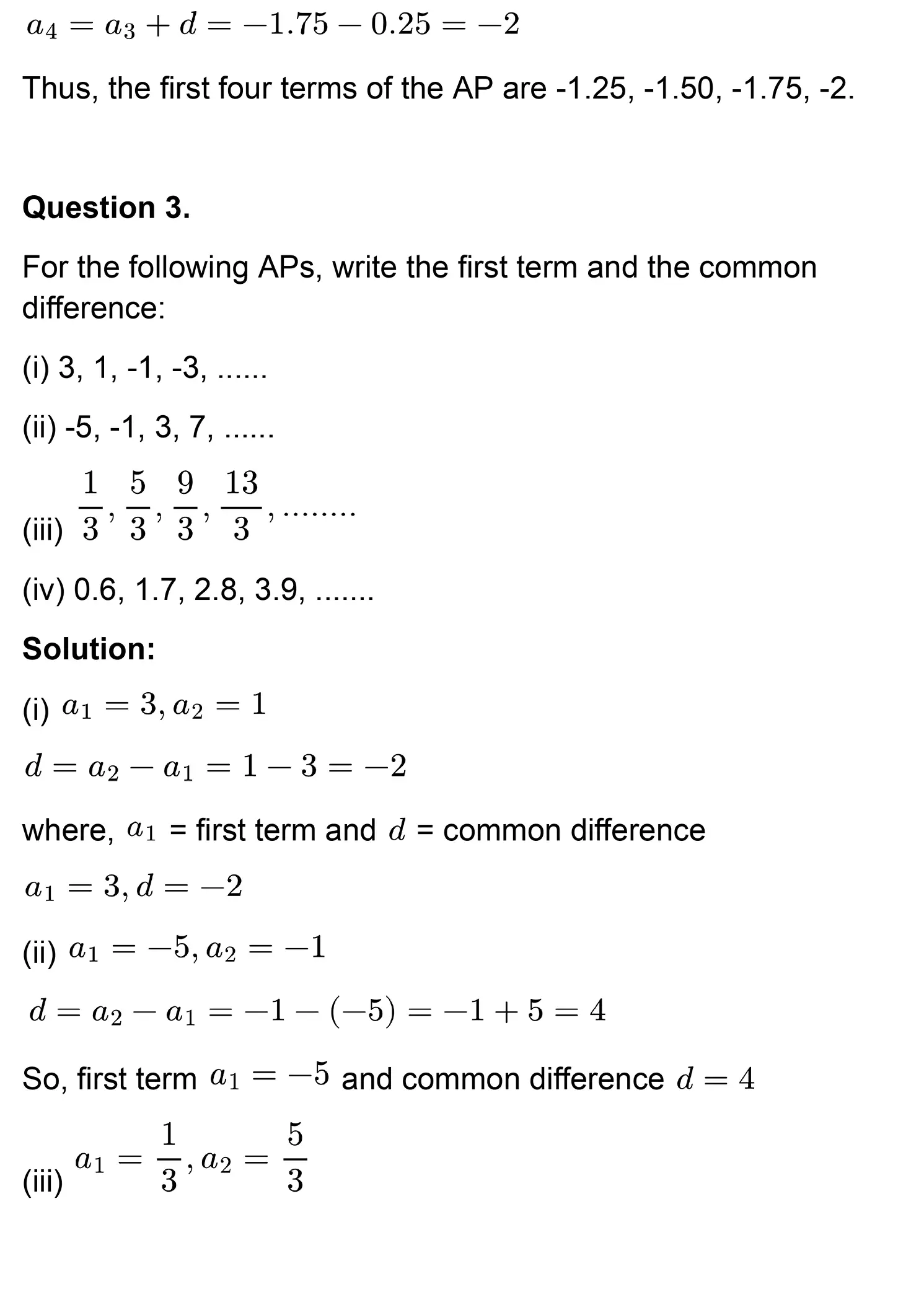 class 10th maths Arithmetic Progressions chapter 5 solution page 0005