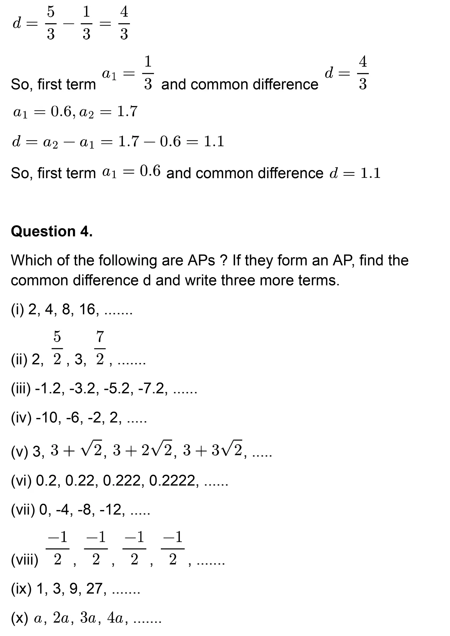 class 10th maths Arithmetic Progressions chapter 5 solution page 0006