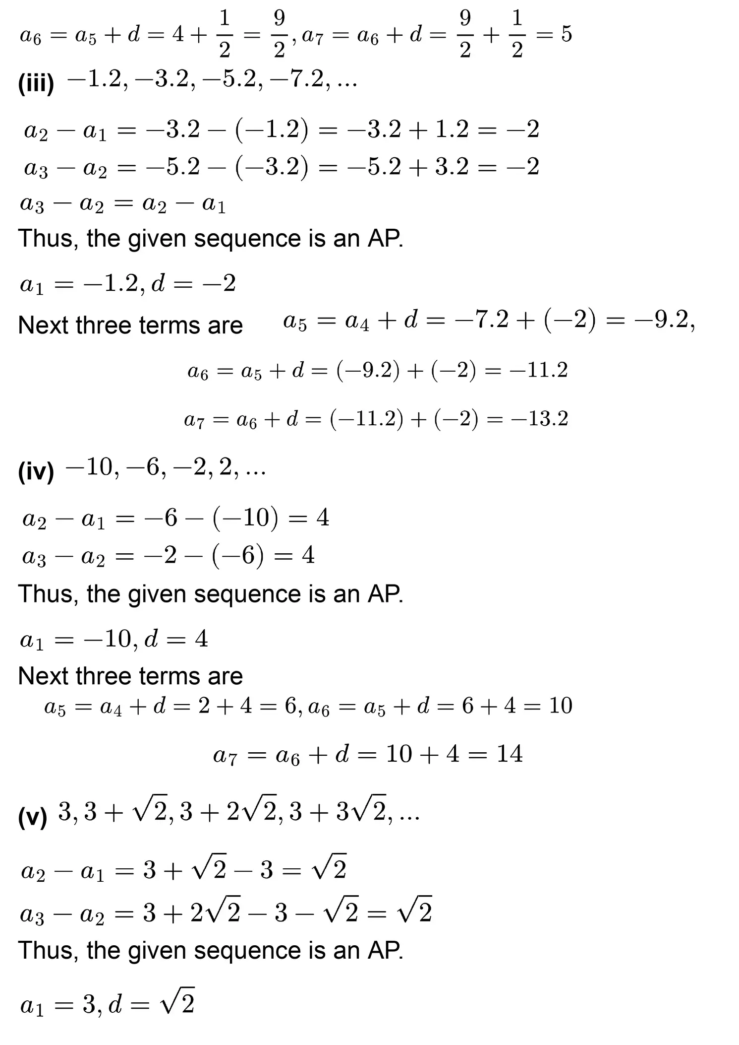 class 10th maths Arithmetic Progressions chapter 5 solution page 0008