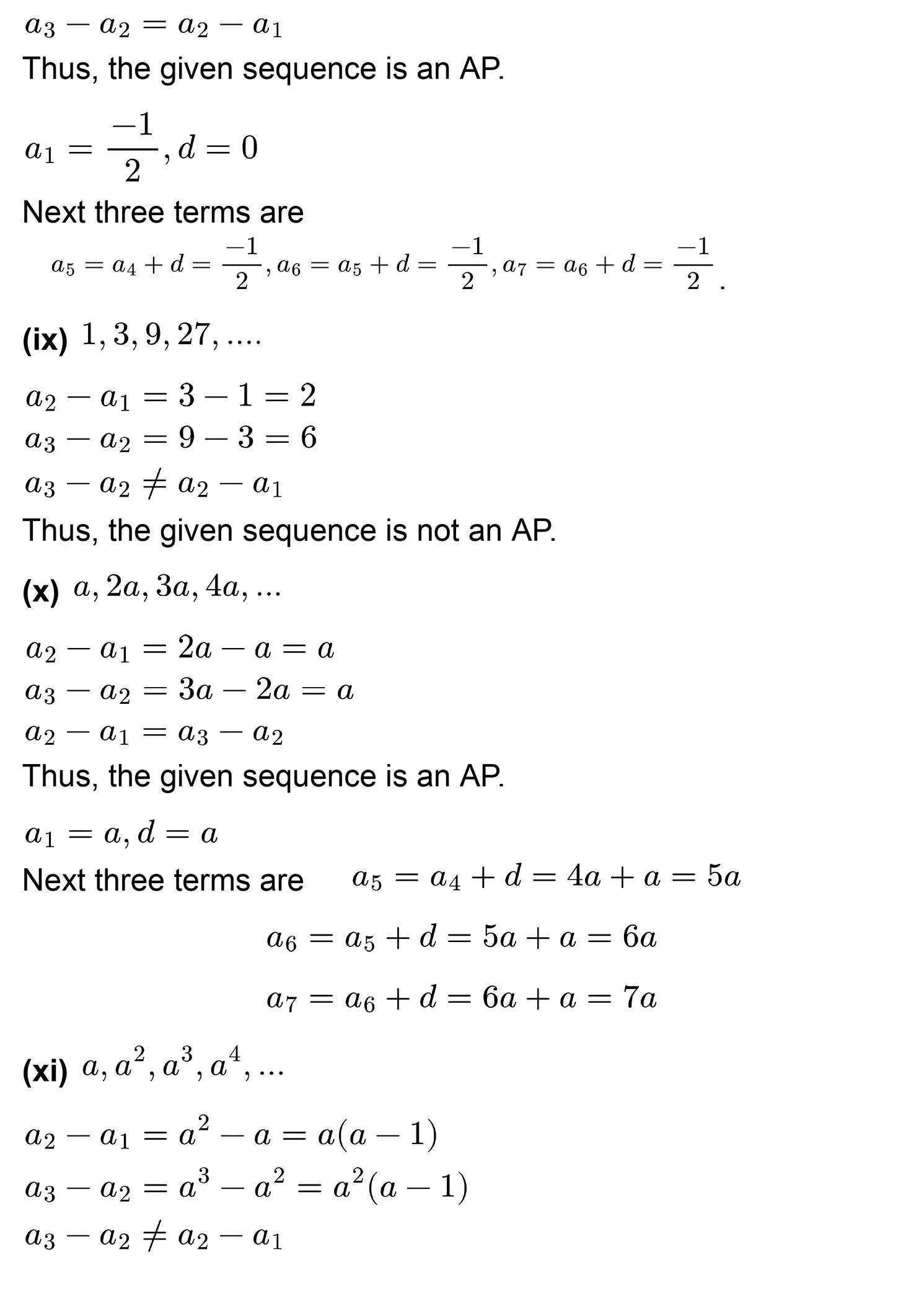 class 10th maths Arithmetic Progressions chapter 5 solution page 0010