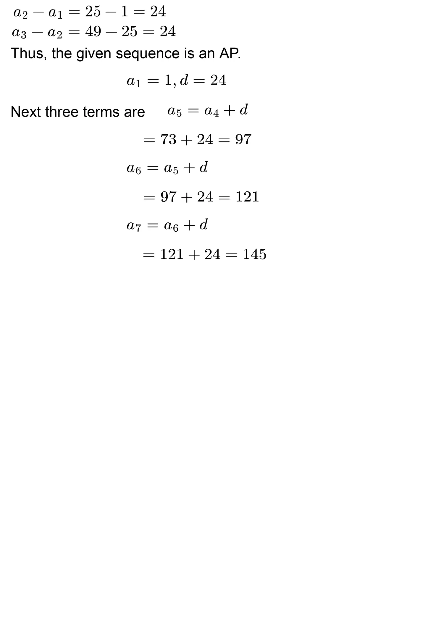 class 10th maths Arithmetic Progressions chapter 5 solution page 0012