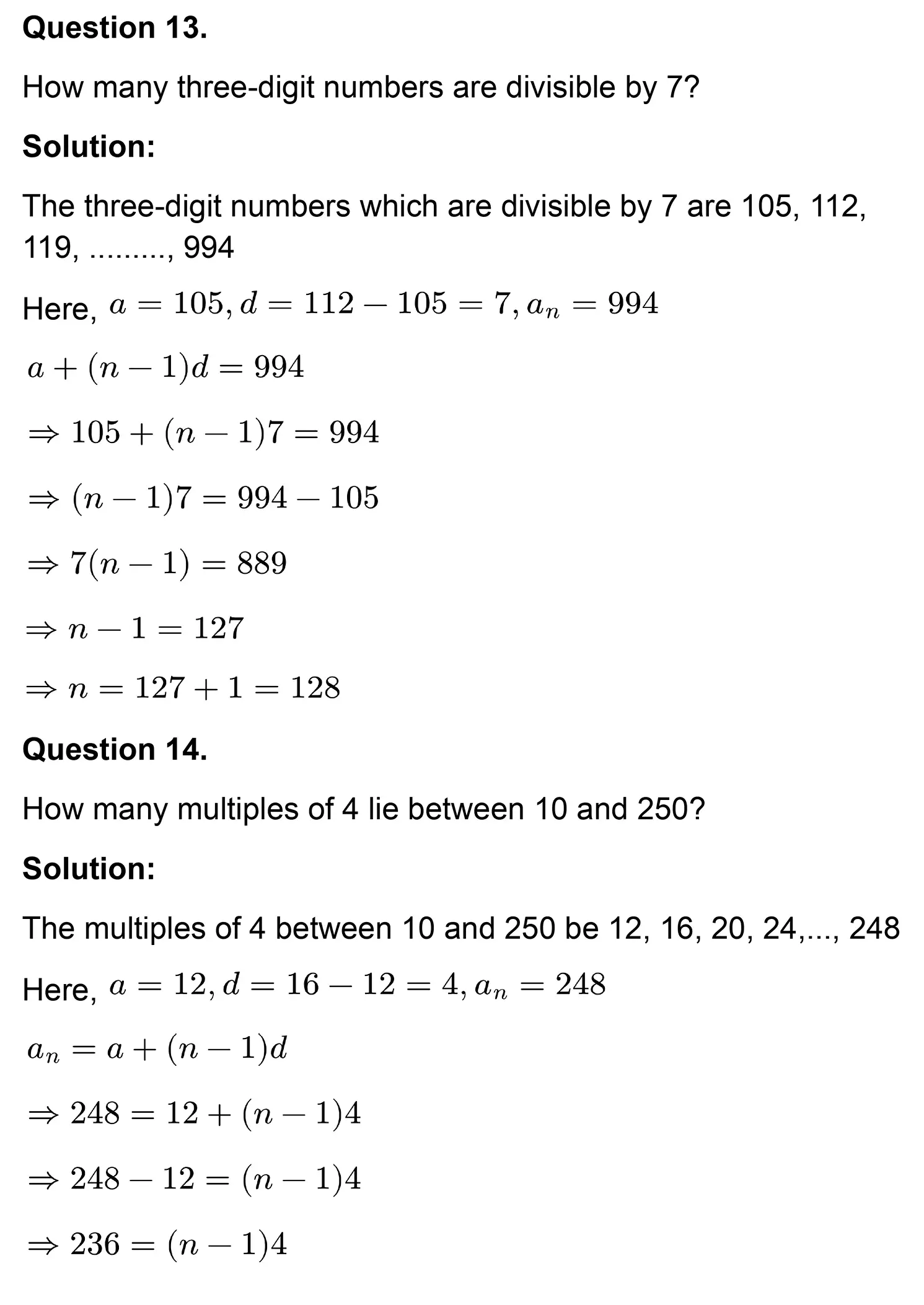class 10th maths Arithmetic Progressions chapter 5 solution page 0023