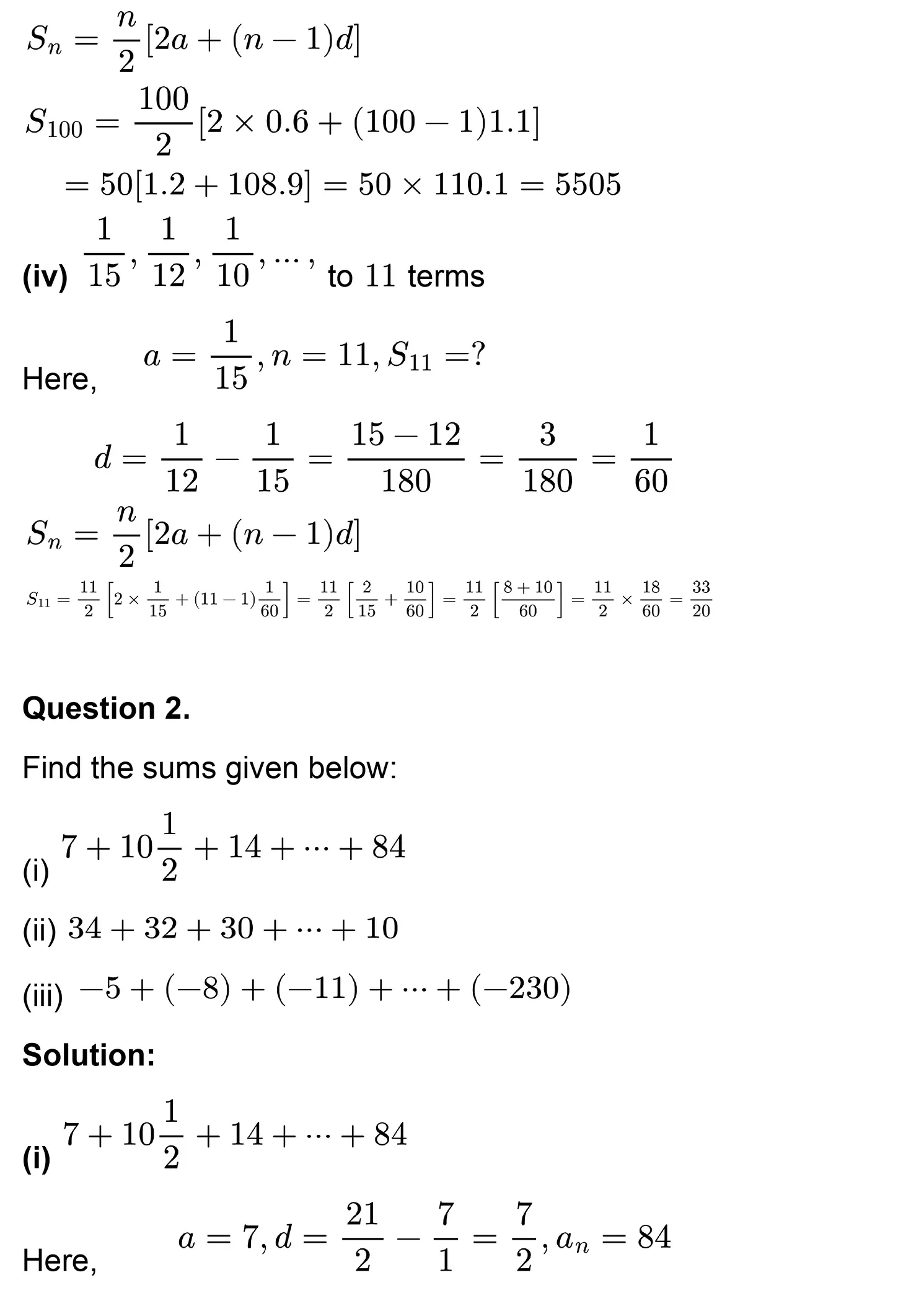 class 10th maths Arithmetic Progressions chapter 5 solution page 0030