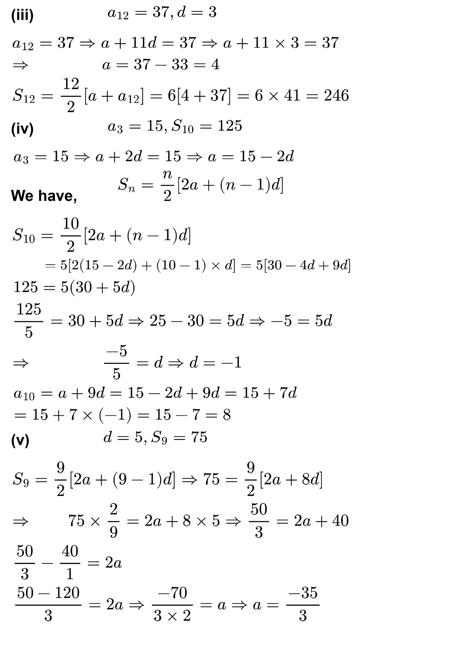 class 10th maths Arithmetic Progressions chapter 5 solution page 0033