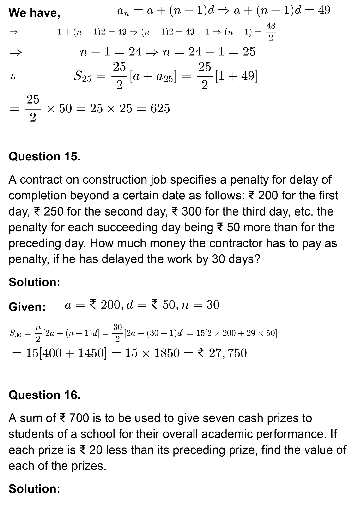 class 10th maths Arithmetic Progressions chapter 5 solution page 0042
