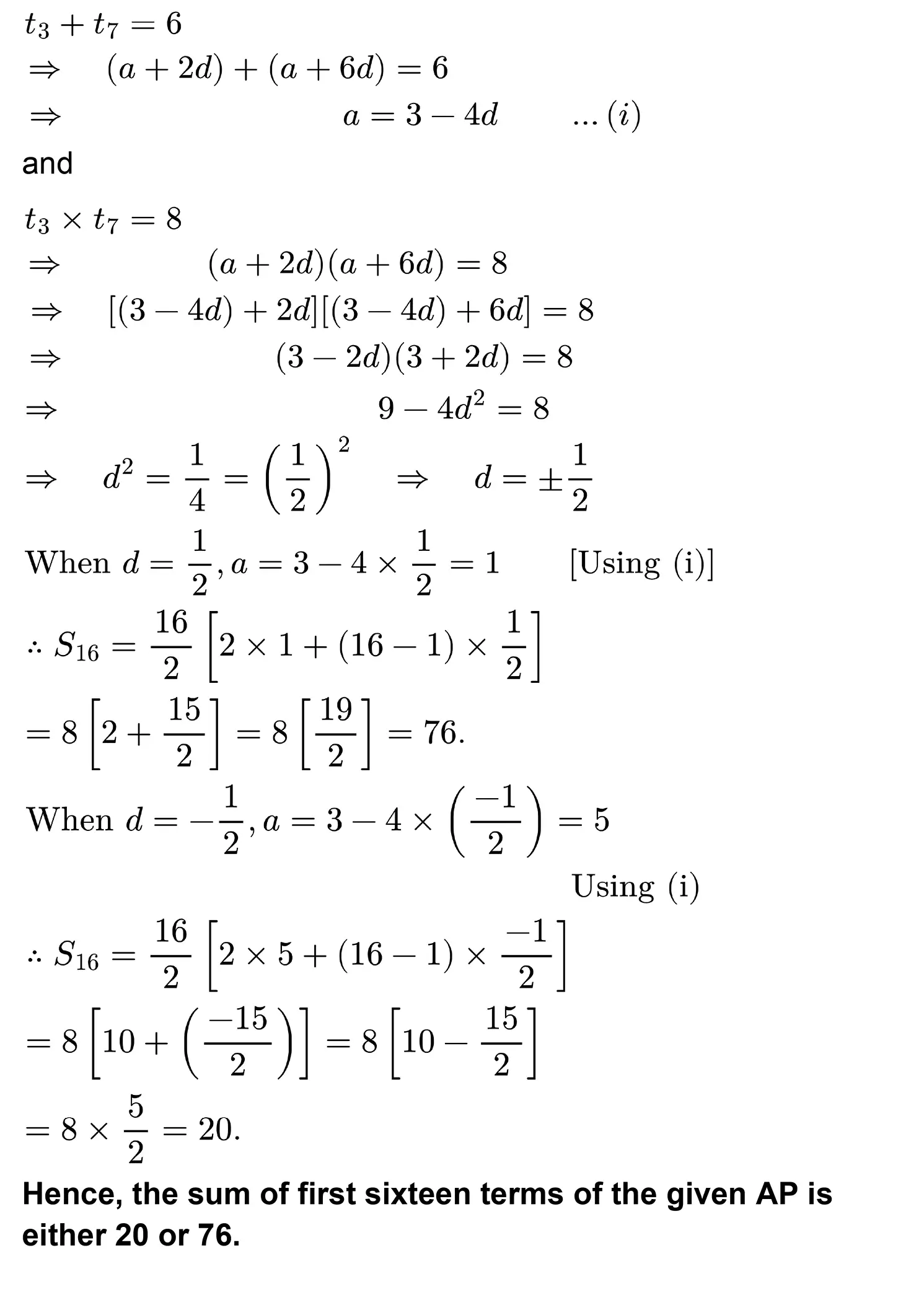 class 10th maths Arithmetic Progressions chapter 5 solution page 0049