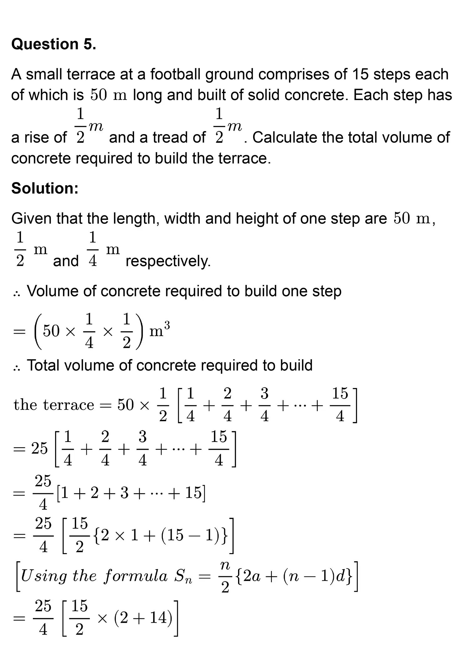 class 10th maths Arithmetic Progressions chapter 5 solution page 0052