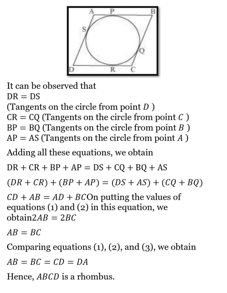 class 10th maths Circles chapter 10 solution19