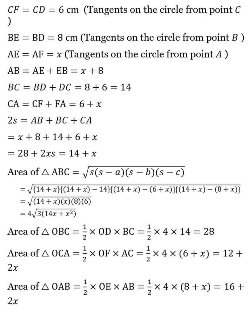 class 10th maths Circles chapter 10 solution21