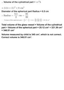 class 10th maths Surface Areas and Volumes chapter 13 solution page 0020