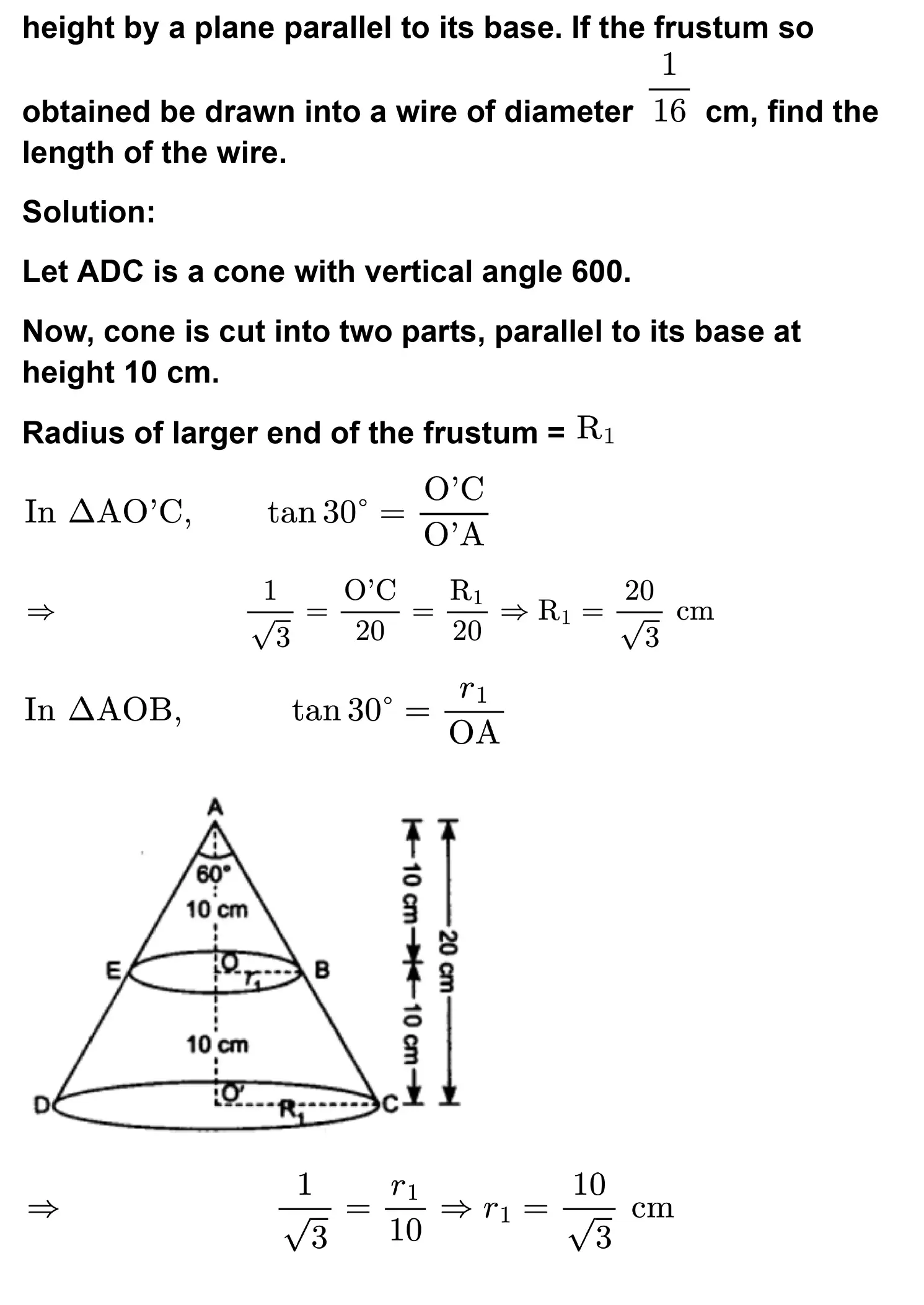 class 10th maths Surface Areas and Volumes chapter 13 solution page 0034