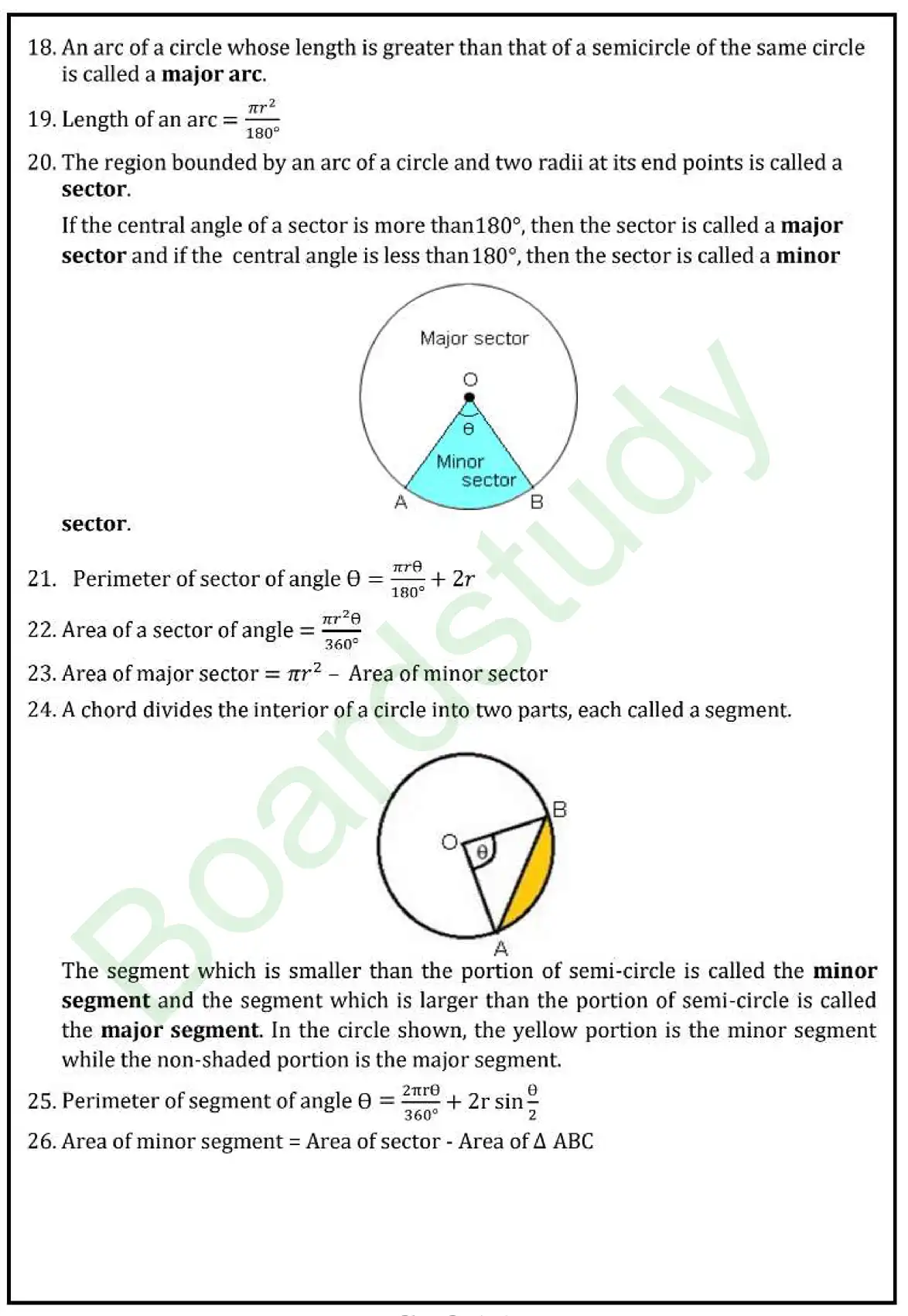 11. Areas Related to Circles Notes page 0002