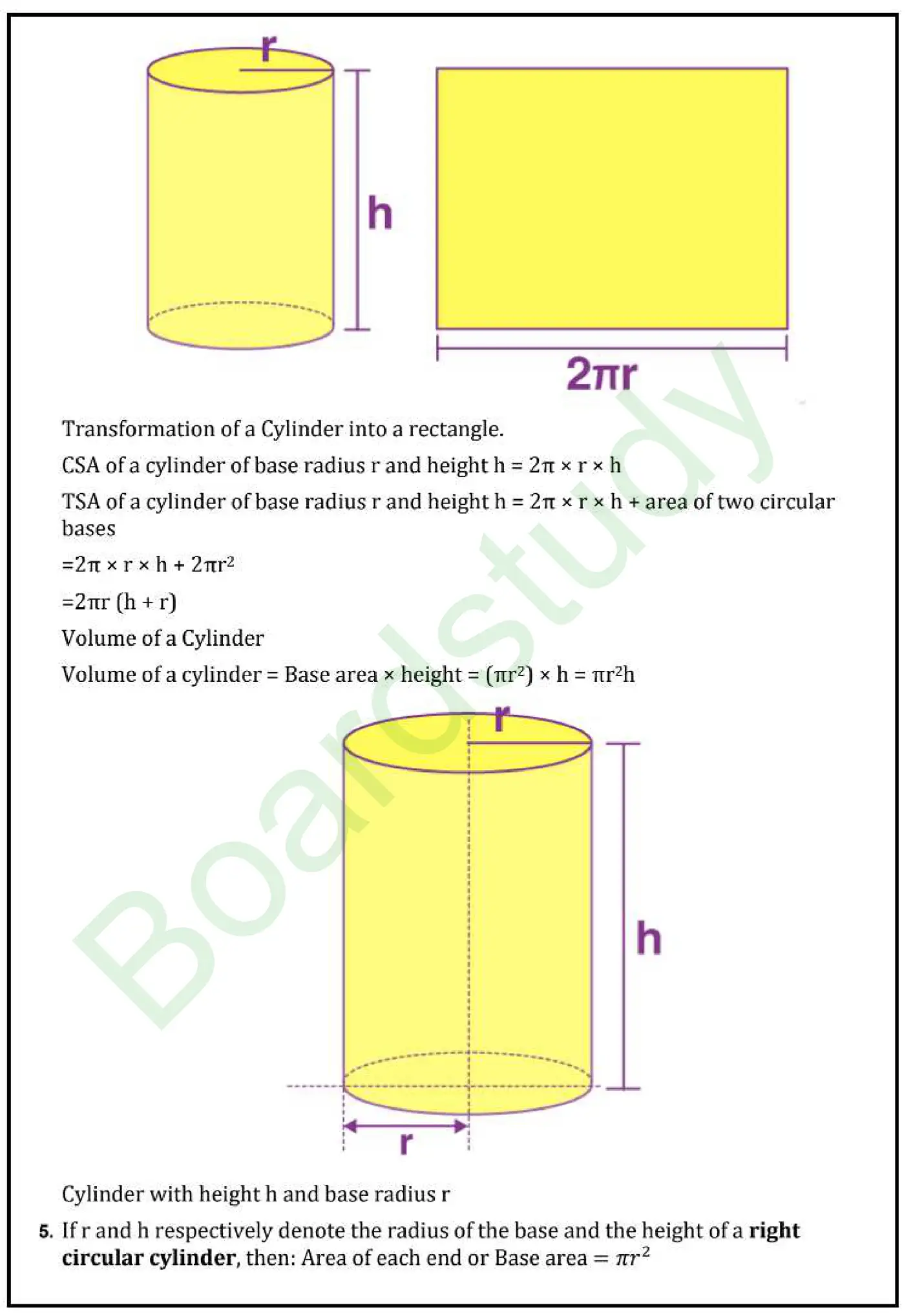 12. Surface Areas and Volumes Notes page 0003