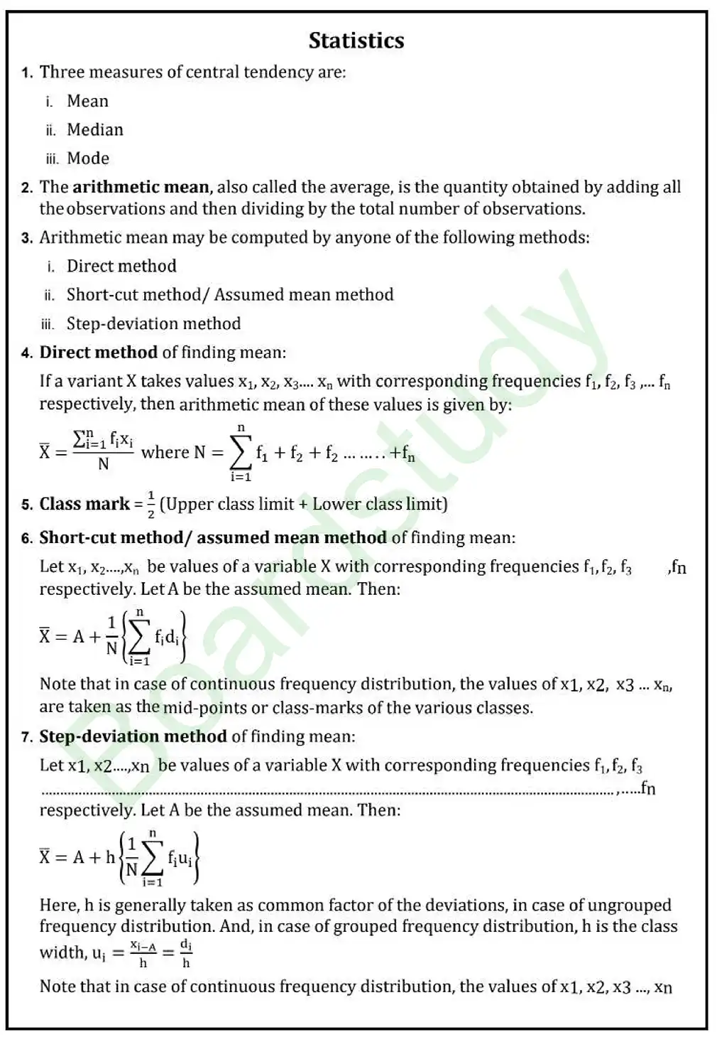 13. Statistics Notes page 0001