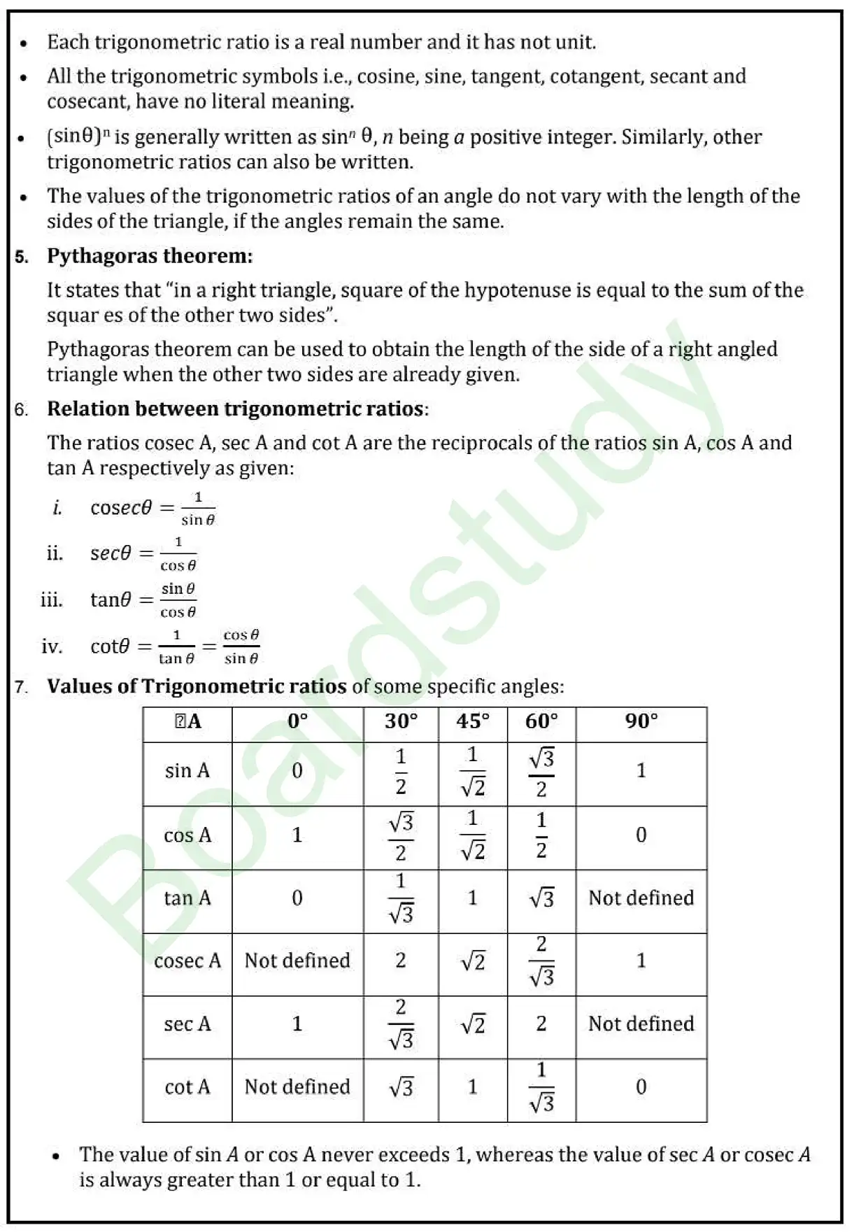 8. Introduction to Trigonometry Notes page 0002