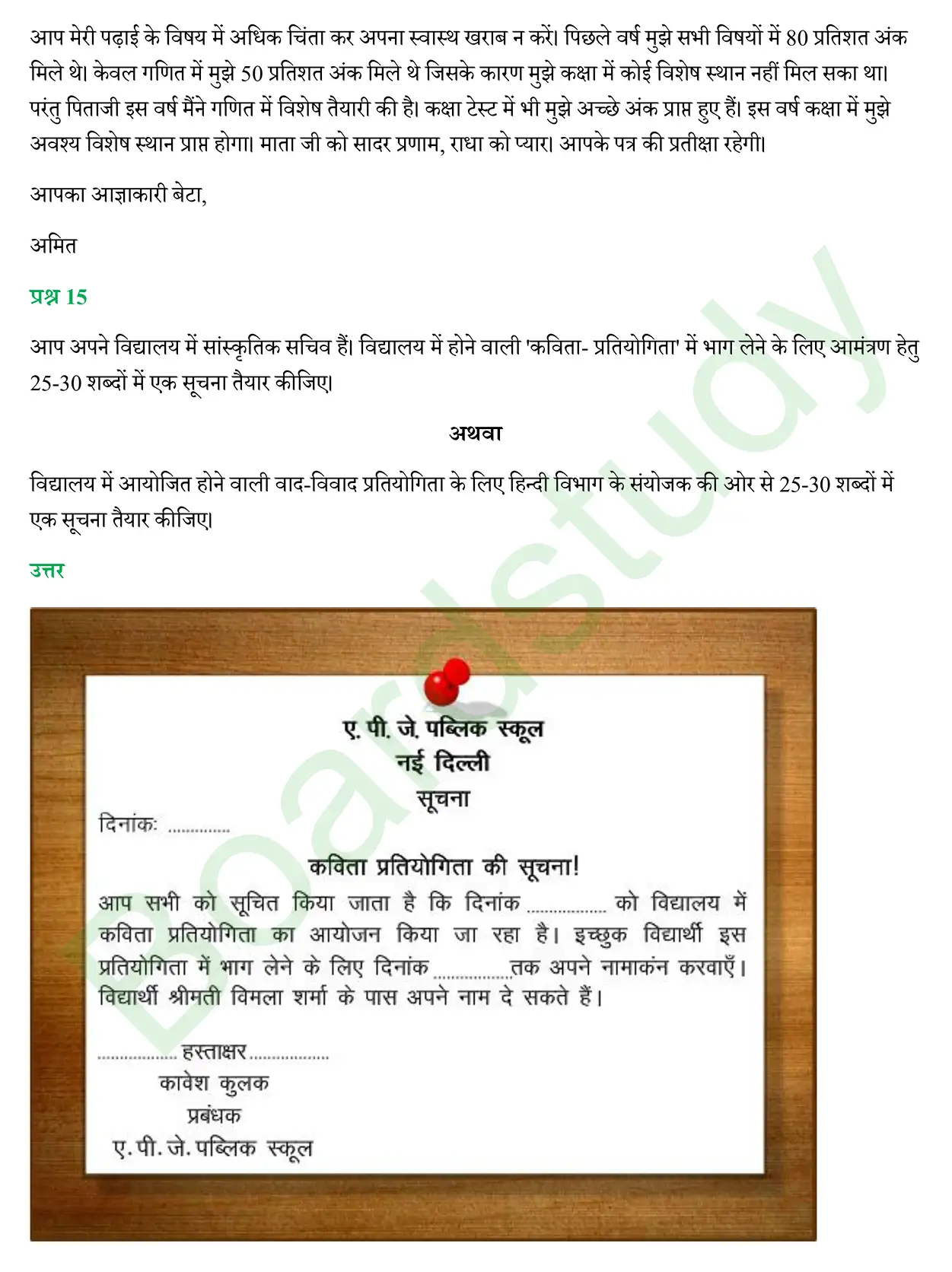CBSE Class 10 Hindi PYQ 2019 Set 2 page 0013
