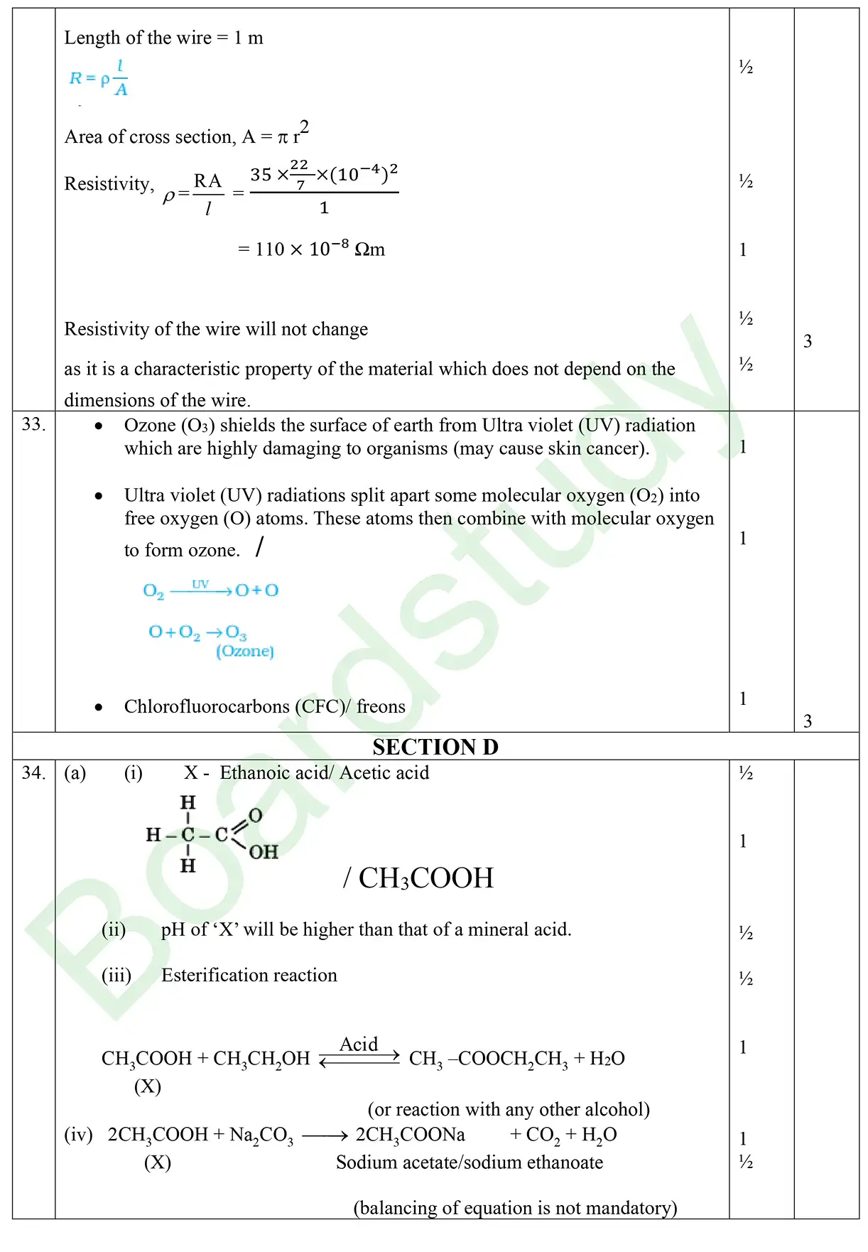 CBSE Class 10 Science 2025 Set 2 Solution page 0005