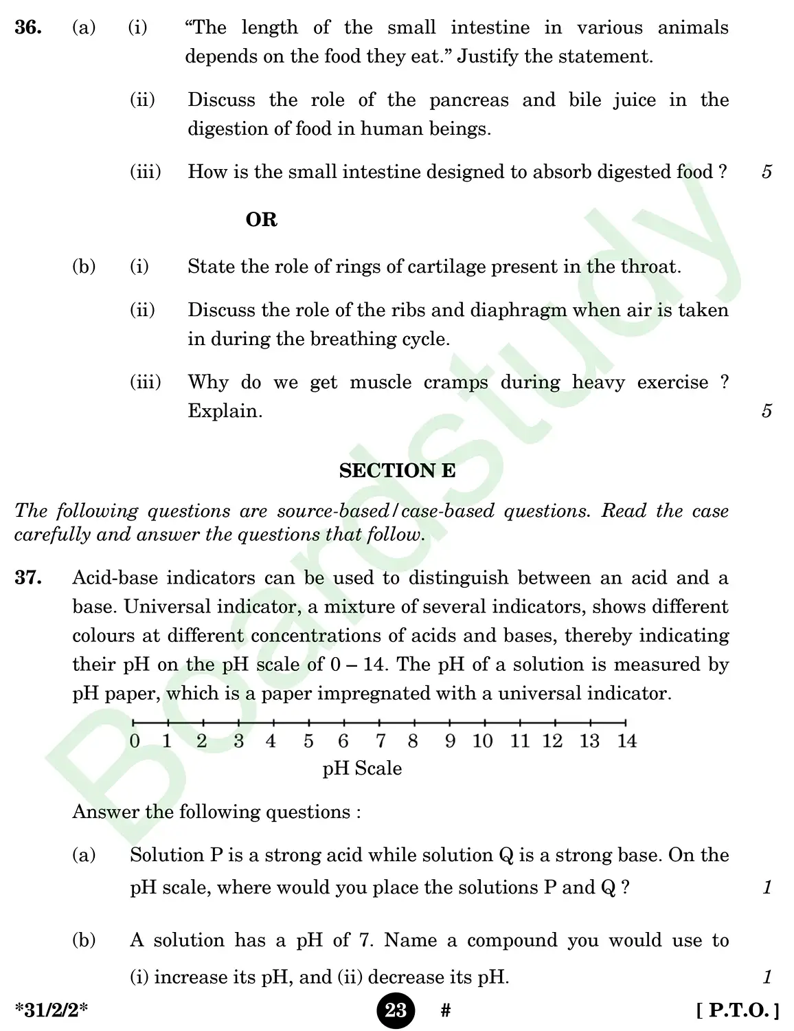 CBSE Class 10 Science 2025 Set 2 questions page 0023