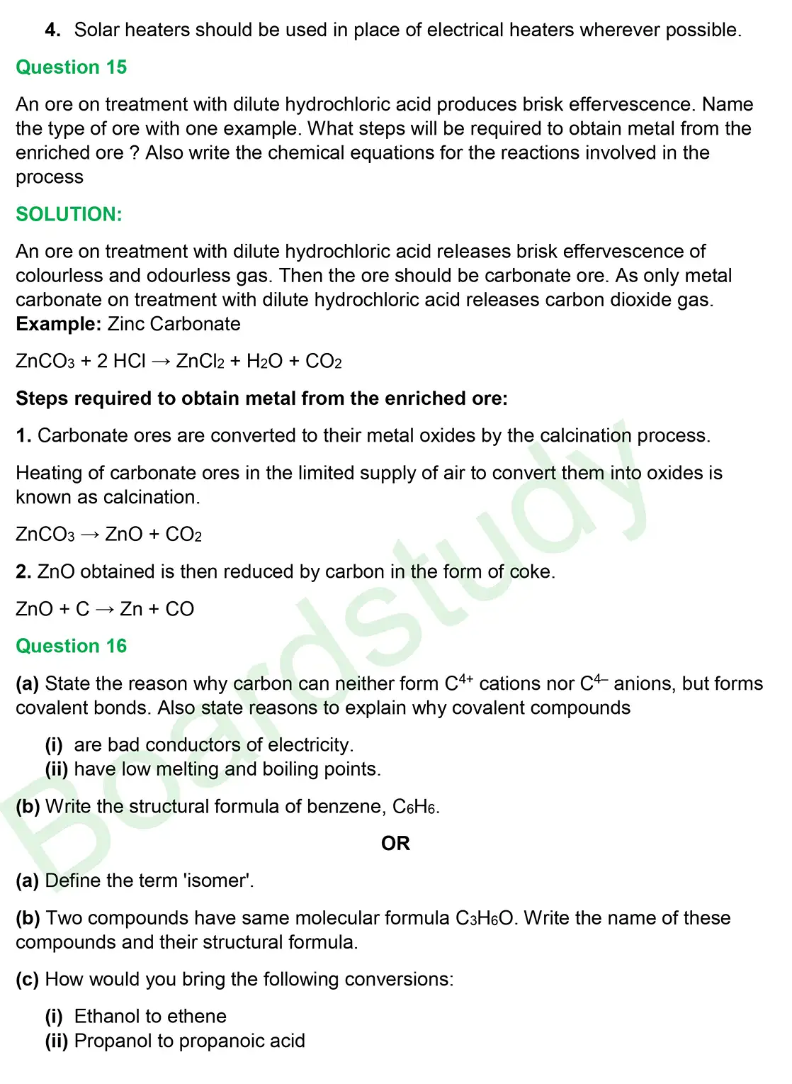 CBSE Class 10 Science PYQ 2019 set 1 questions with solution page 0010