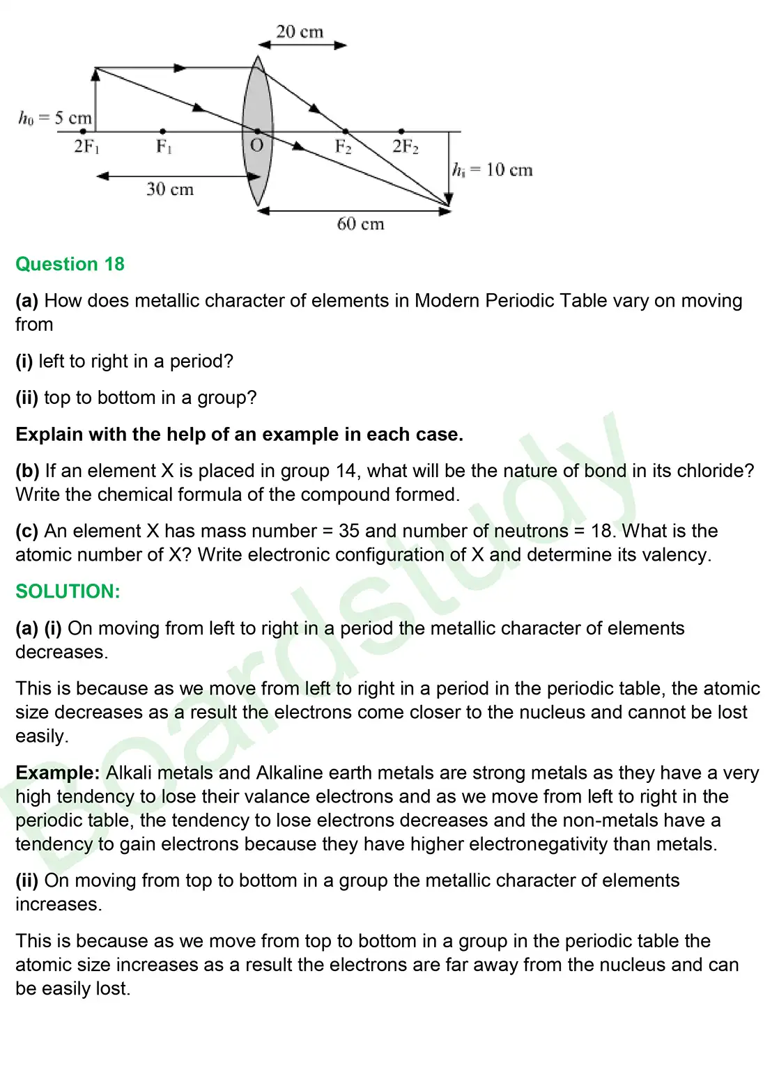 CBSE Class 10 Science PYQ 2019 set 1 questions with solution page 0013