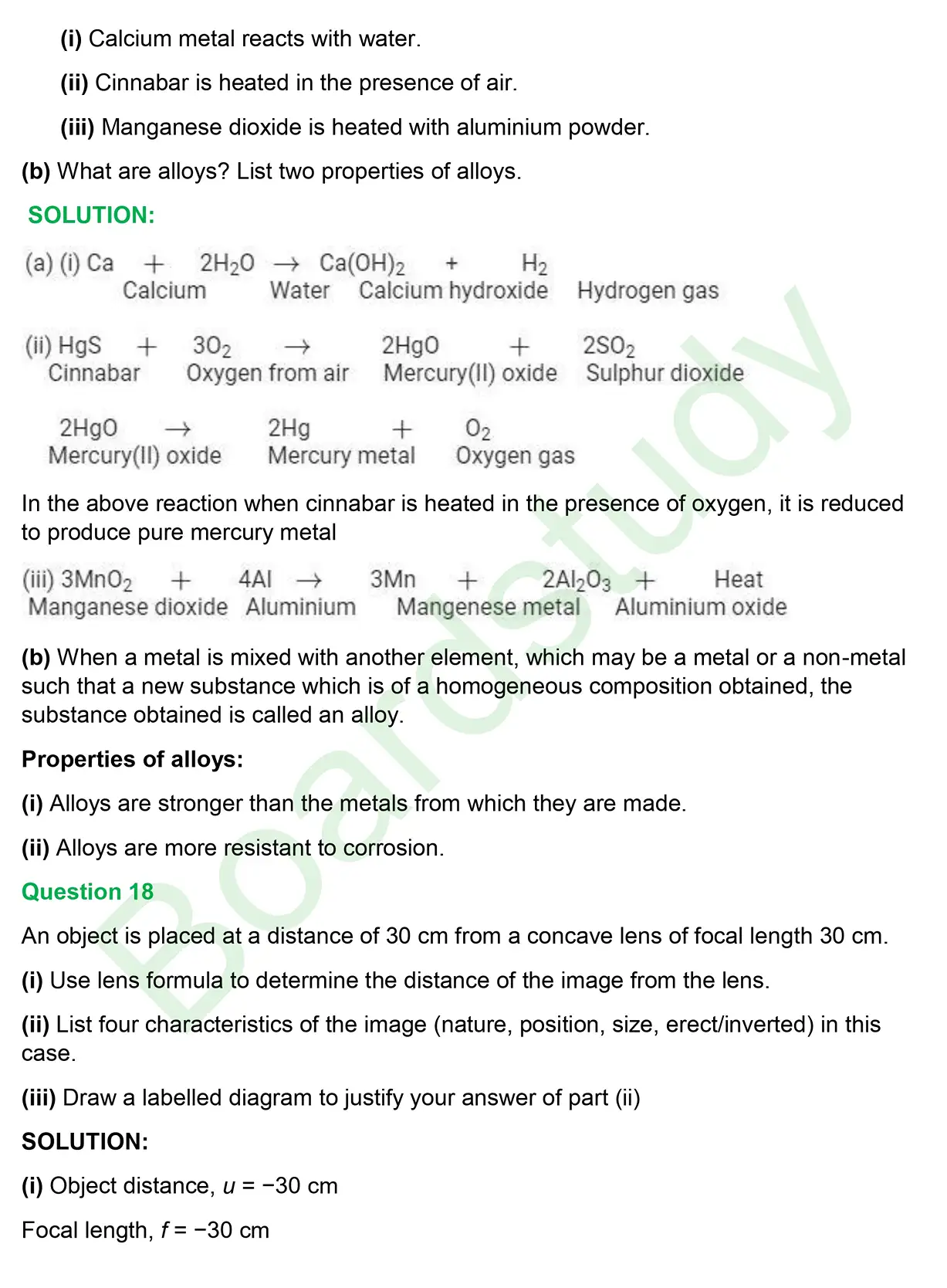 CBSE Class 10 Science PYQ 2019 set 2 questions with solution page 0013