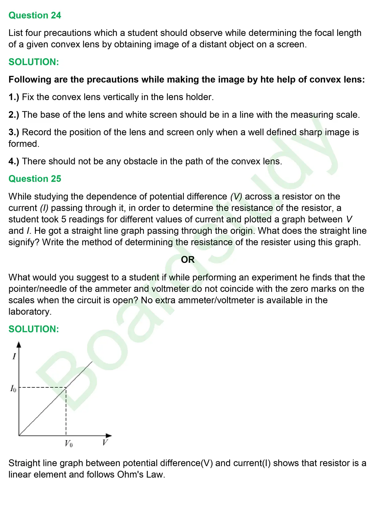 CBSE Class 10 Science PYQ 2019 set 2 questions with solution page 0021