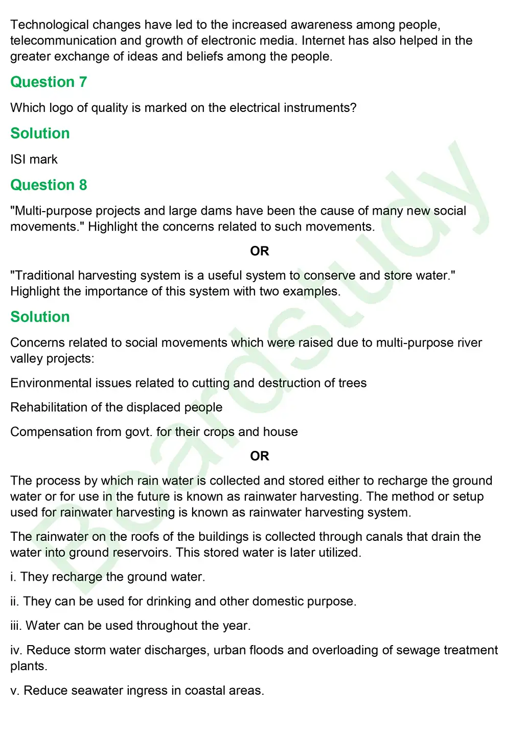 CBSE Class 10 Social Science PYQ 2019 Set 2 questions with solution page 0004