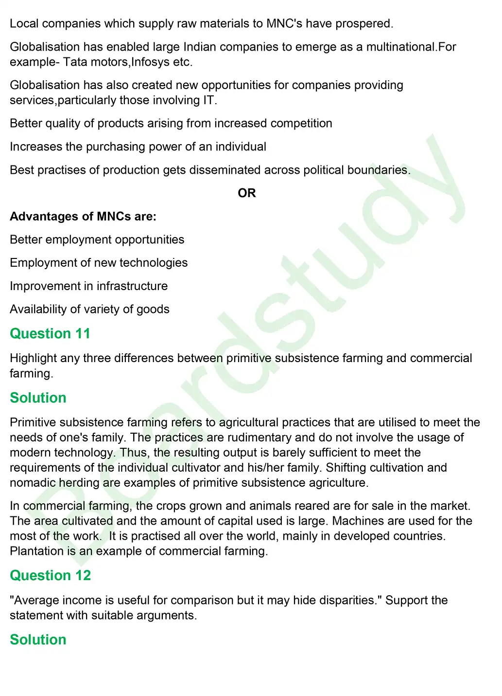CBSE Class 10 Social Science PYQ 2019 Set 2 questions with solution page 0006