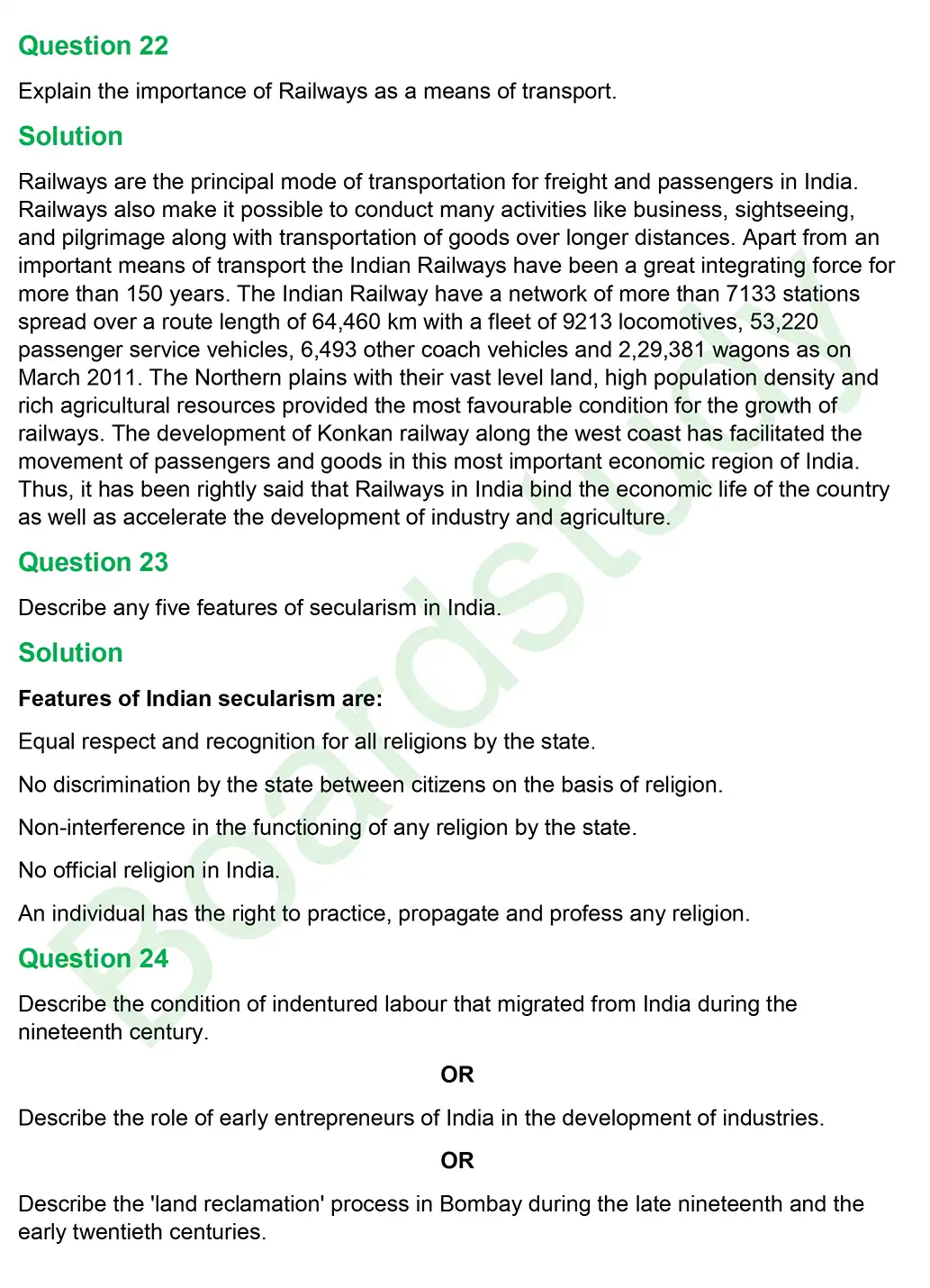 CBSE Class 10 Social Science PYQ 2019 Set 2 questions with solution page 0014