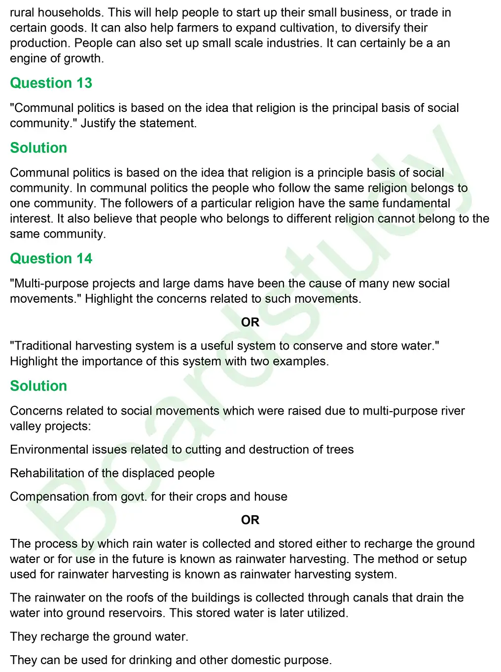CBSE Class 10 Social Science PYQ 2019 Set 3 questions solution page 0007