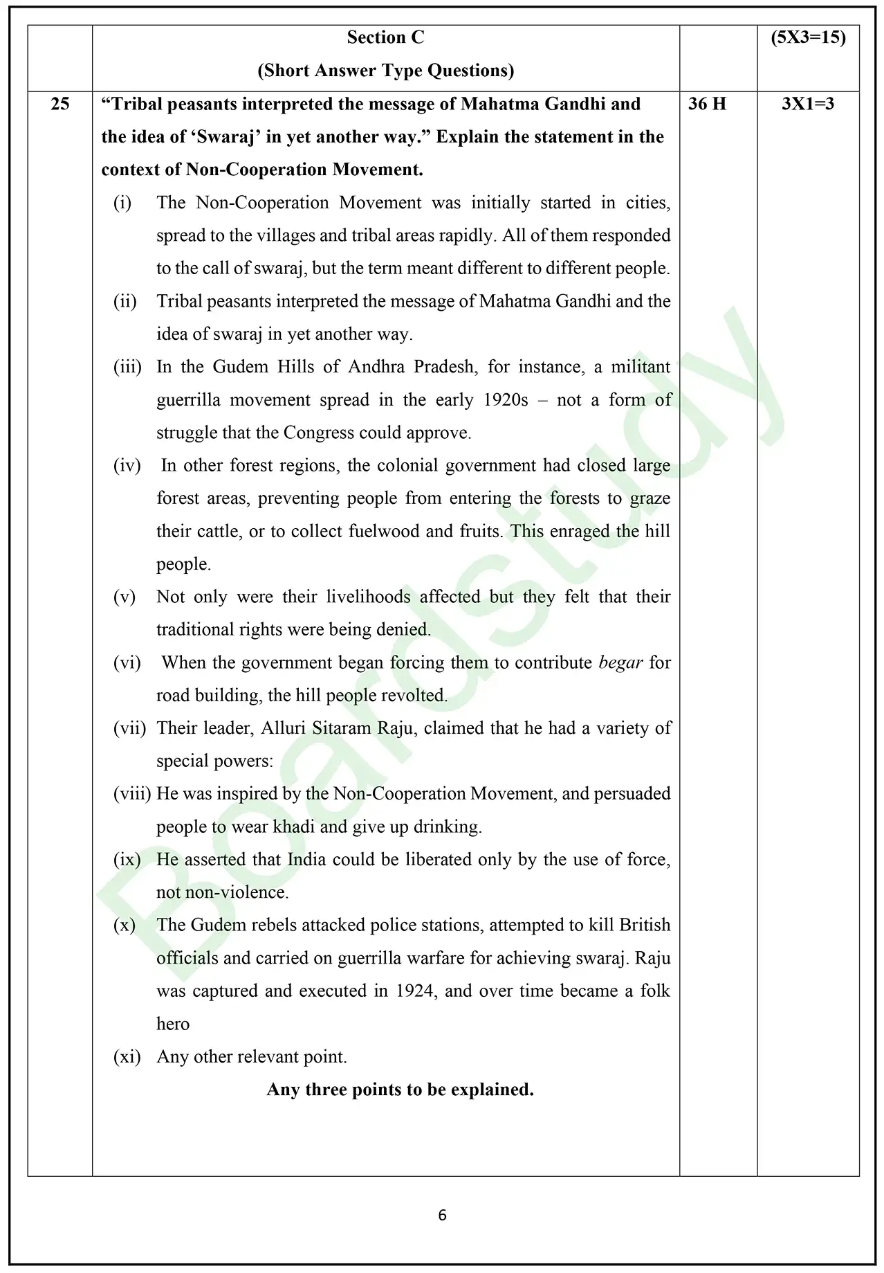 CBSE Class 10 Social Science PYQ 2025 Set 1 solution page 0004