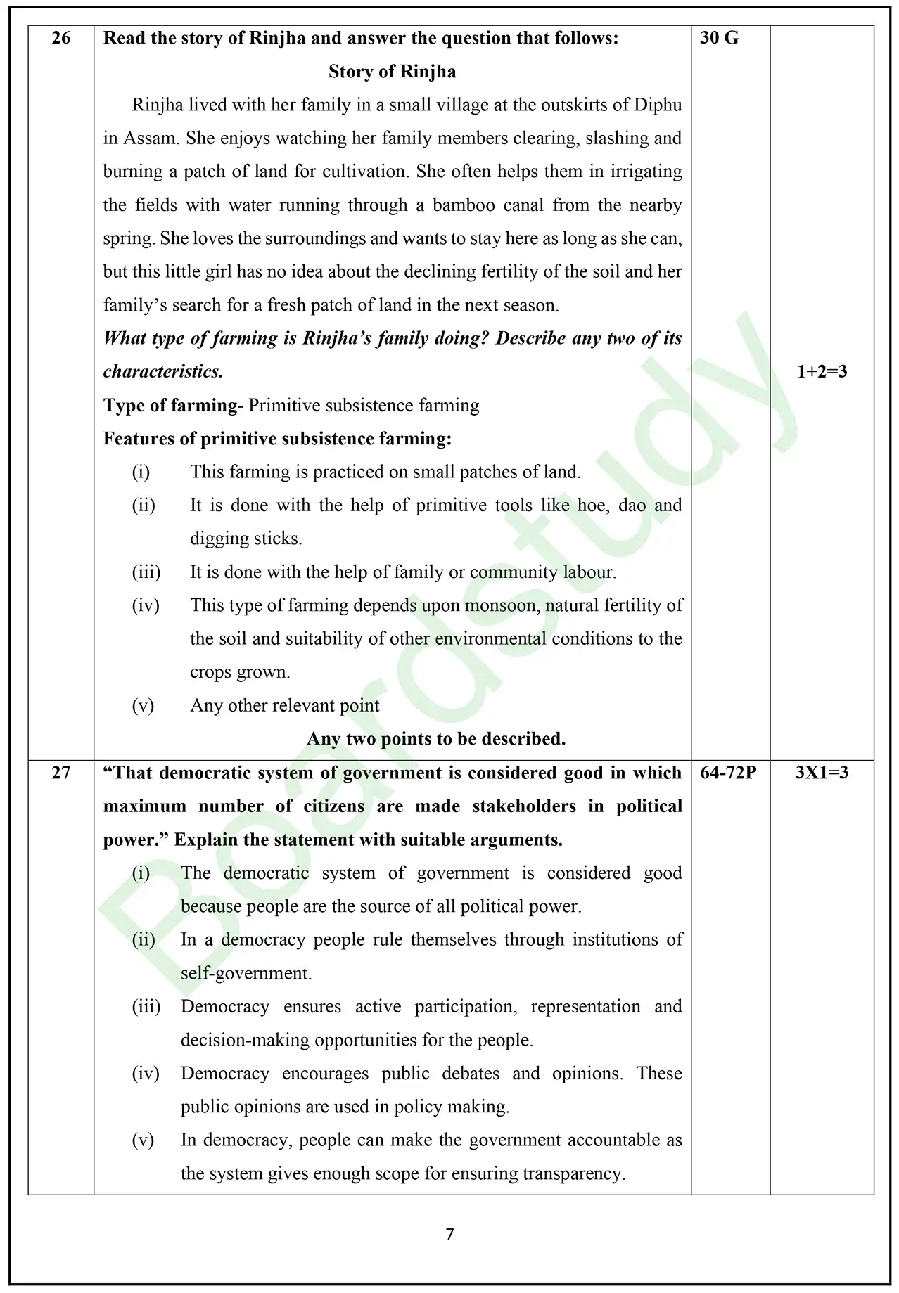 CBSE Class 10 Social Science PYQ 2025 Set 1 solution page 0005