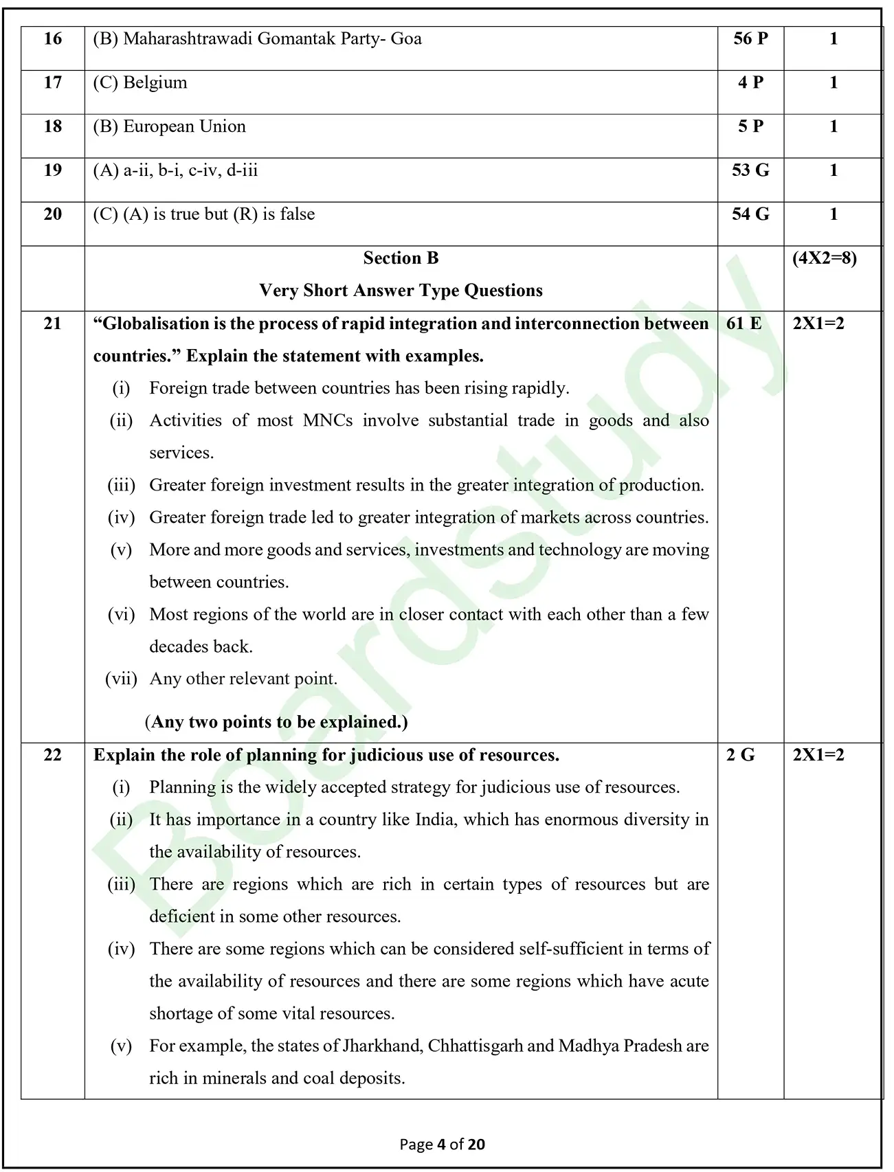 CBSE Class 10 Social Science PYQ 2025 Set 2 solutions page 0002
