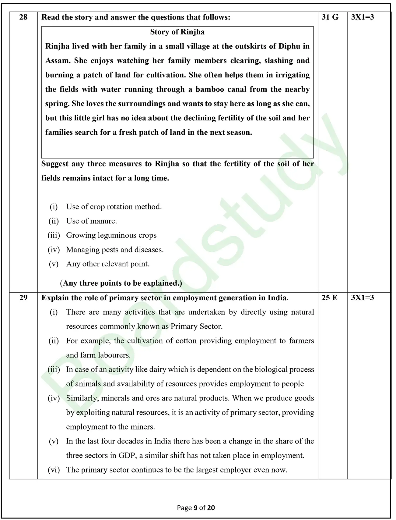 CBSE Class 10 Social Science PYQ 2025 Set 2 solutions page 0007