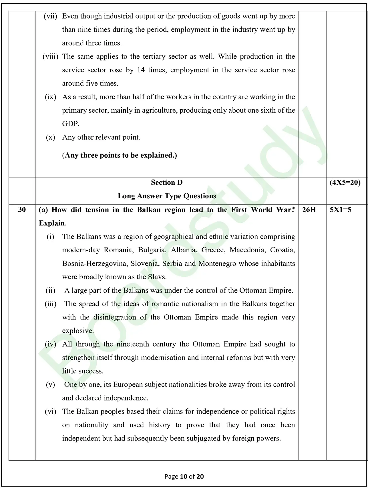 CBSE Class 10 Social Science PYQ 2025 Set 2 solutions page 0008