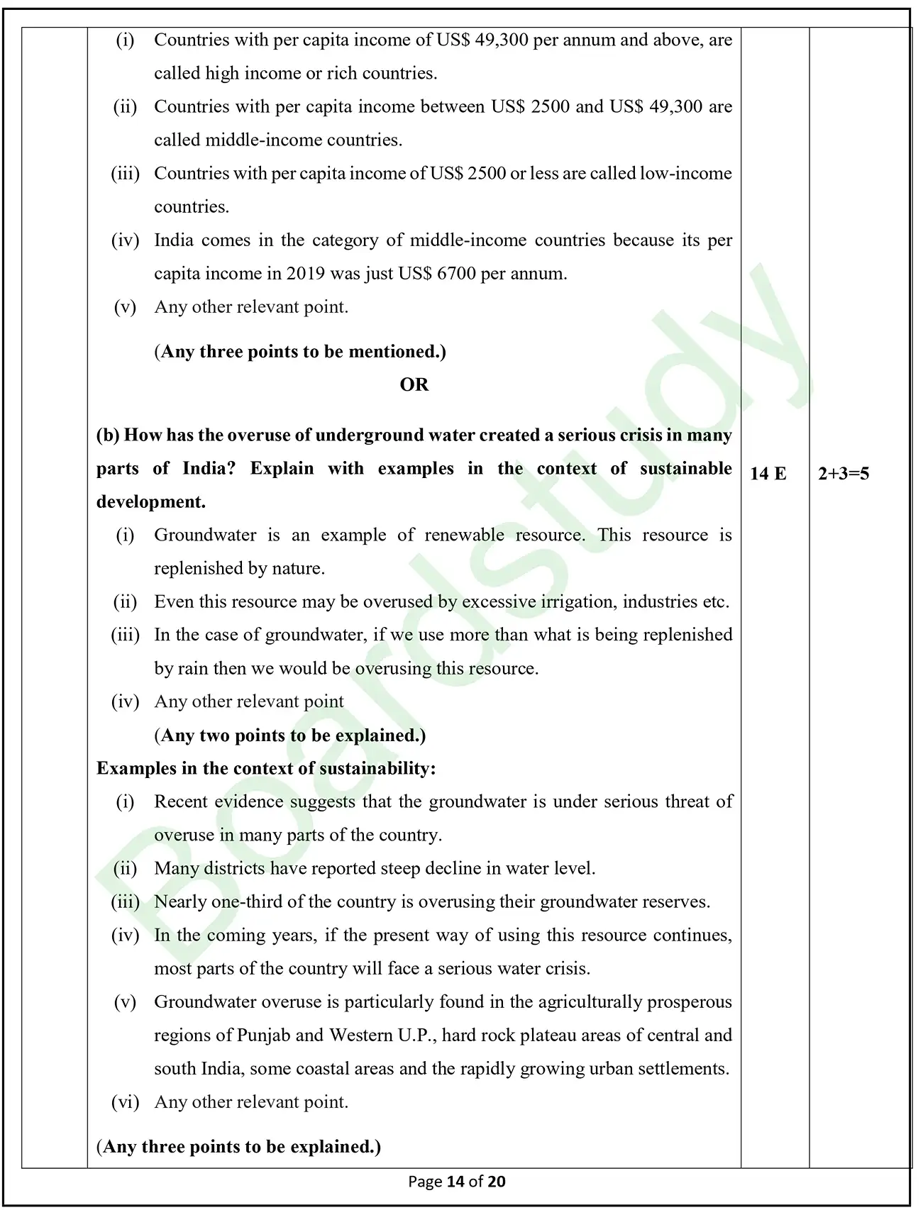 CBSE Class 10 Social Science PYQ 2025 Set 2 solutions page 0012