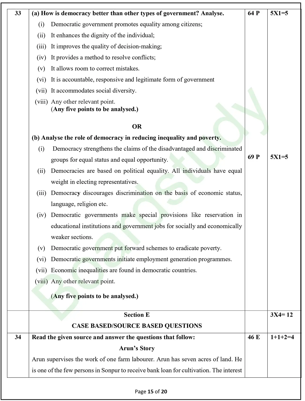 CBSE Class 10 Social Science PYQ 2025 Set 2 solutions page 0013