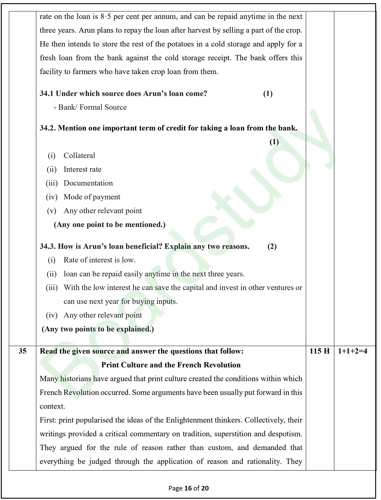 CBSE Class 10 Social Science PYQ 2025 Set 2 solutions page 0014