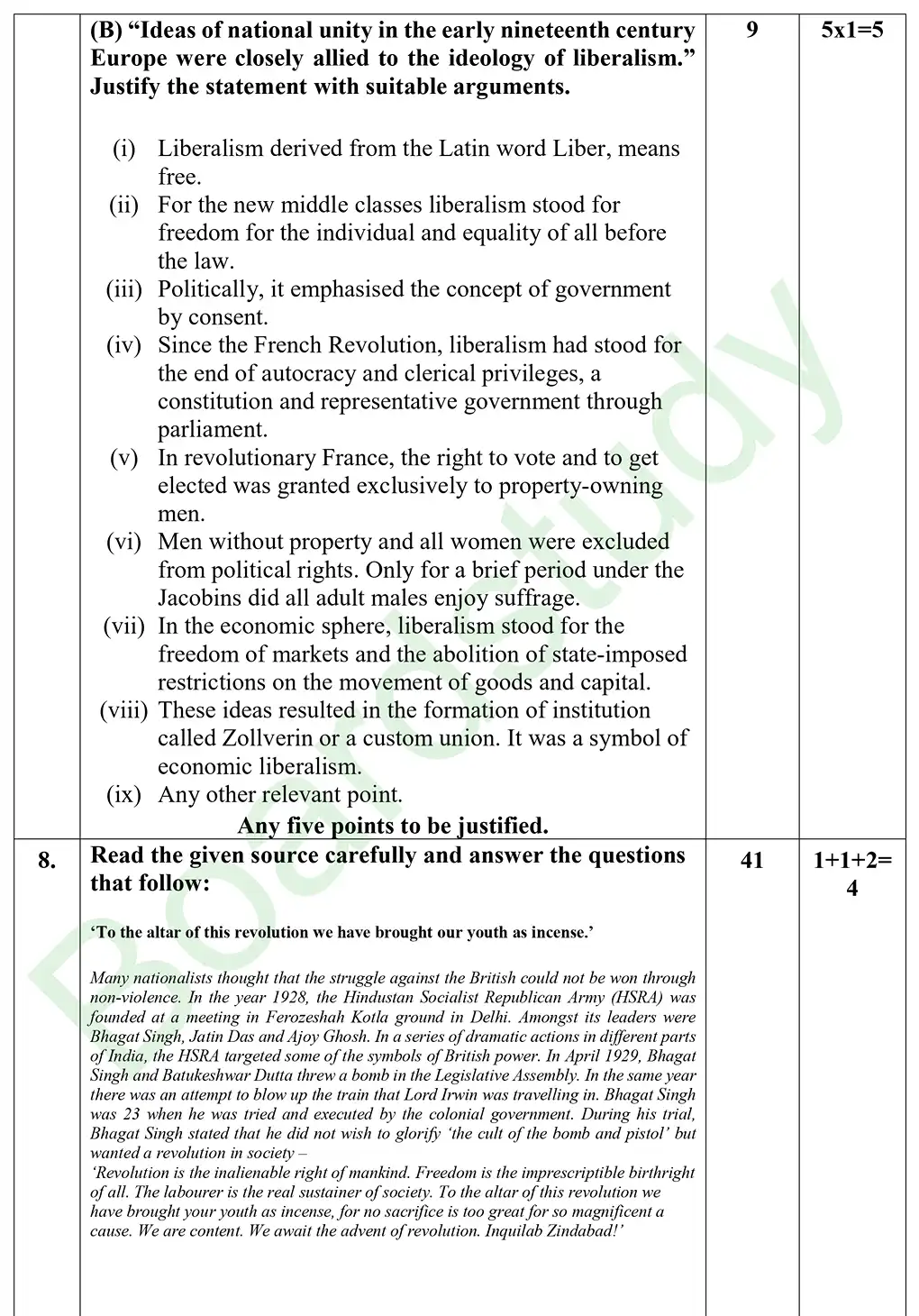 CBSE Class 10 Social Science PYQ 2026 set 1 Solution page 0004