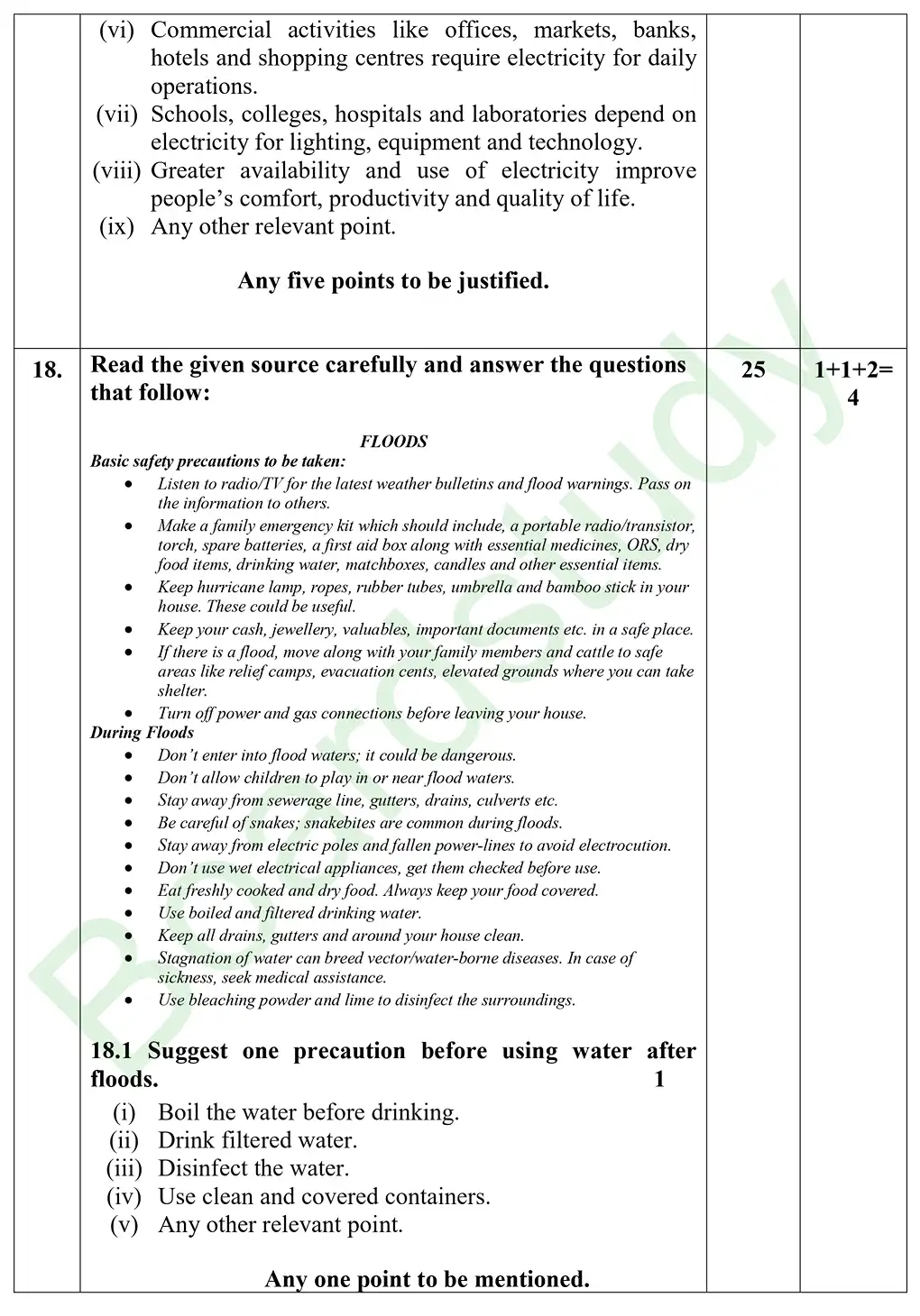 CBSE Class 10 Social Science PYQ 2026 set 1 Solution page 0008