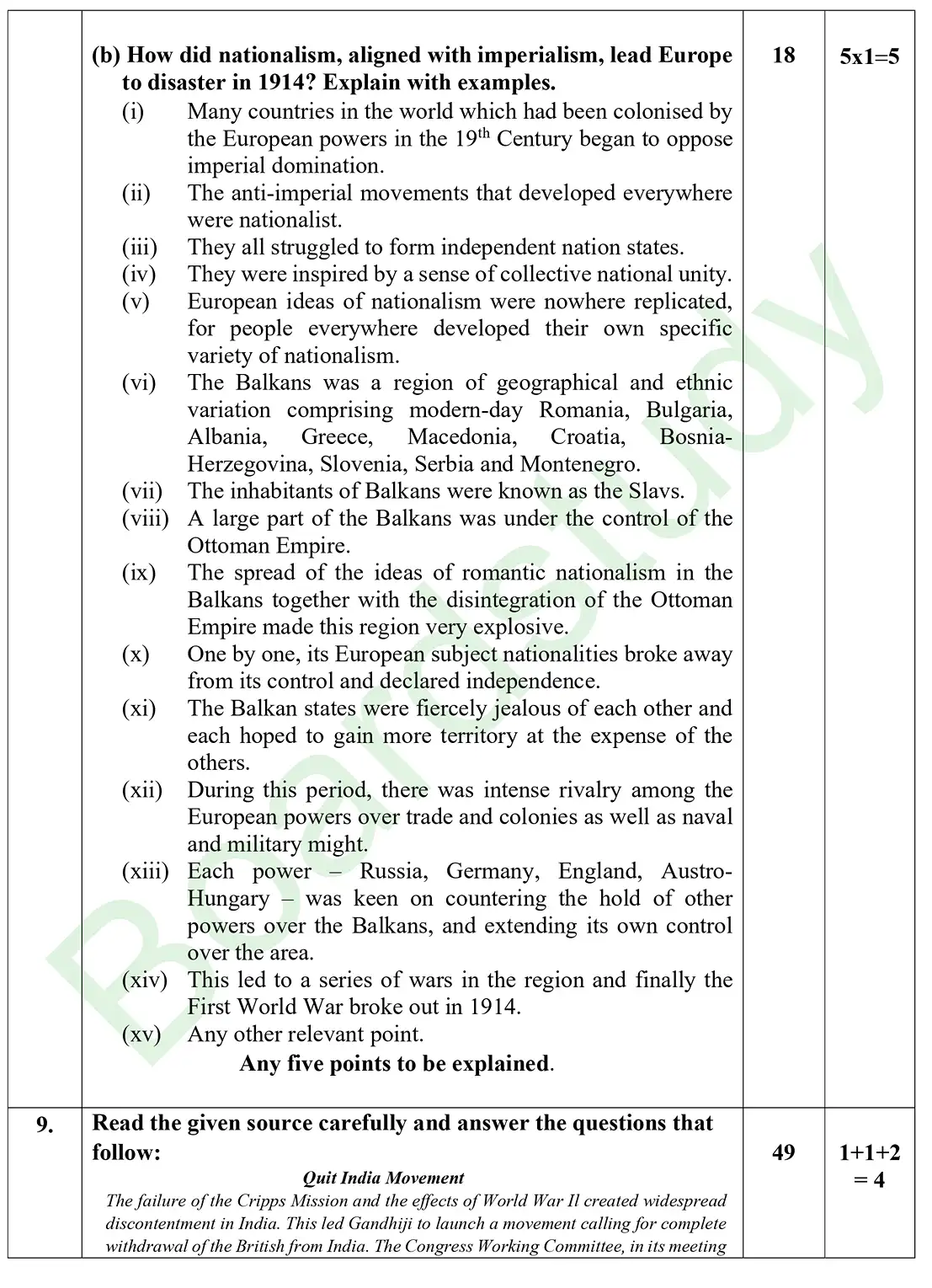 CBSE Class 10 Social Science PYQ 2026 set 2 Solution page 0003