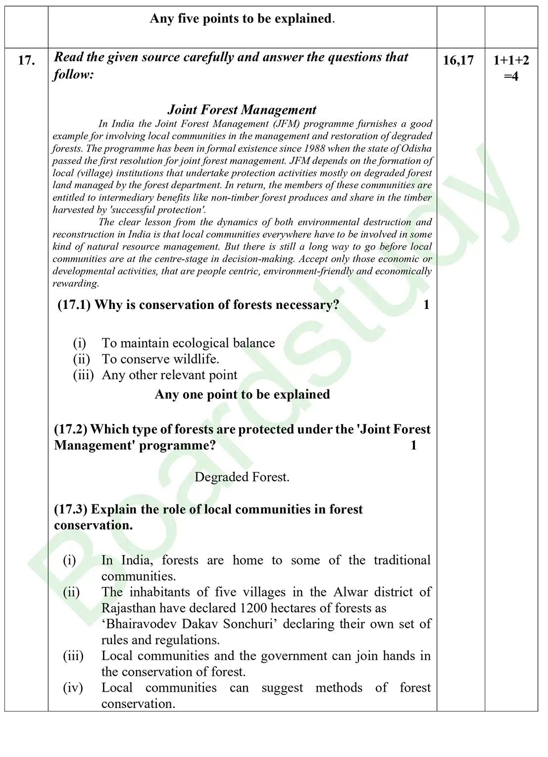 CBSE Class 10 Social Science PYQ 2026 set 2 Solution page 0007