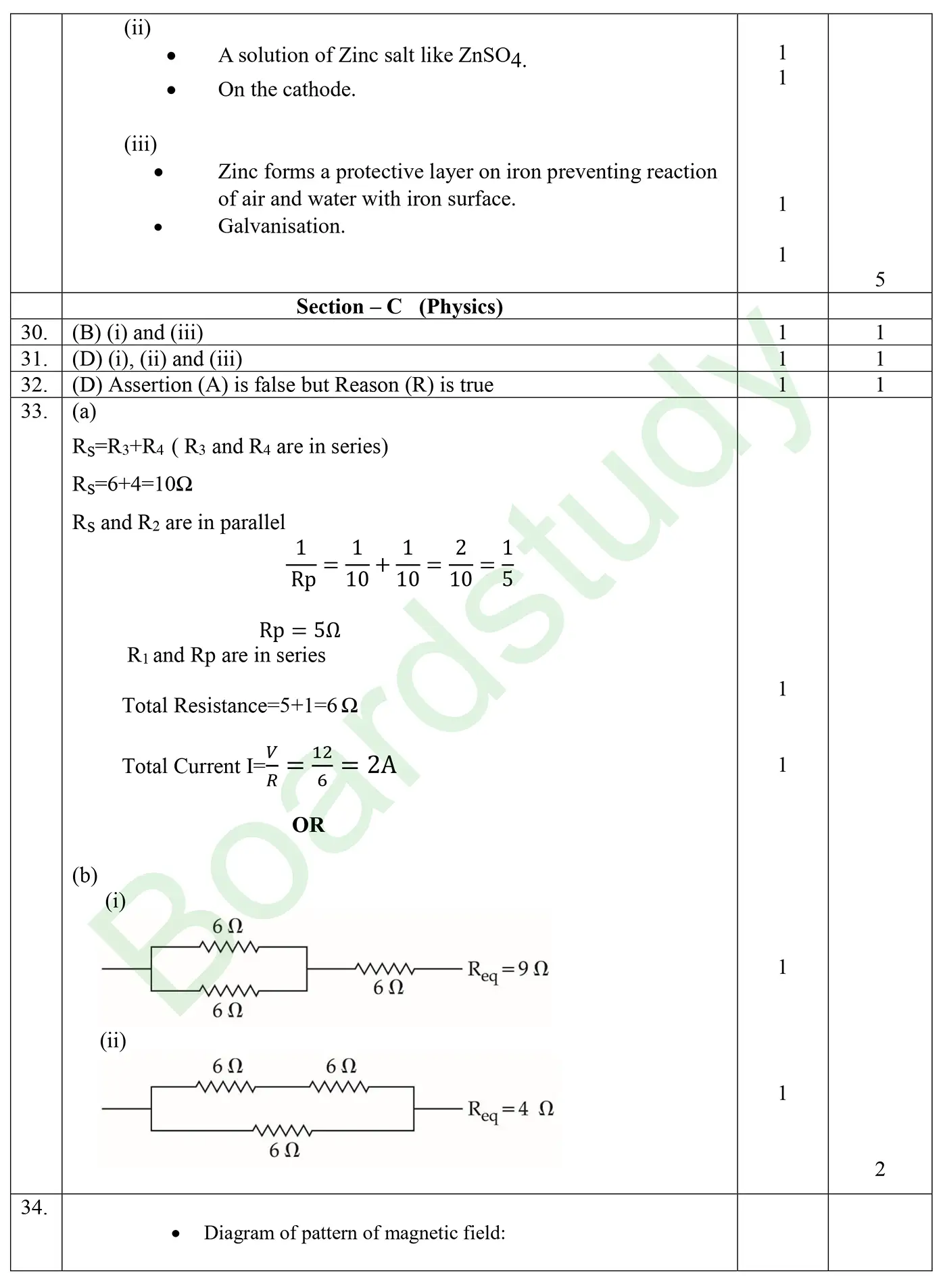 CBSE class 10 science pyq 2026 set 1 solution page 0007