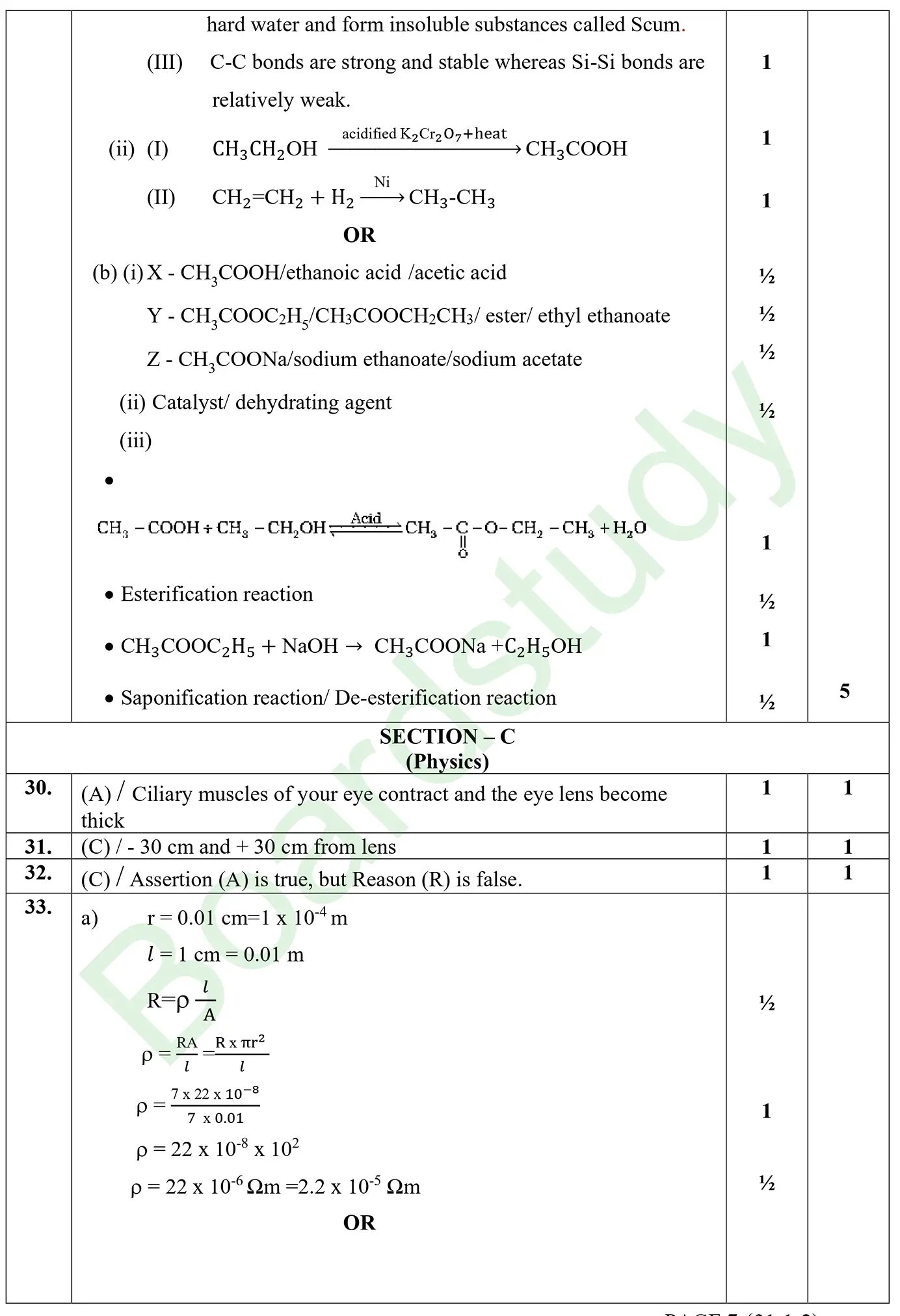 CBSE class 10 science pyq 2026 set 2 solution page 0005