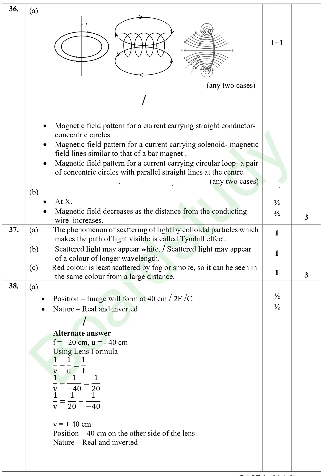 CBSE class 10 science pyq 2026 set 2 solution page 0007
