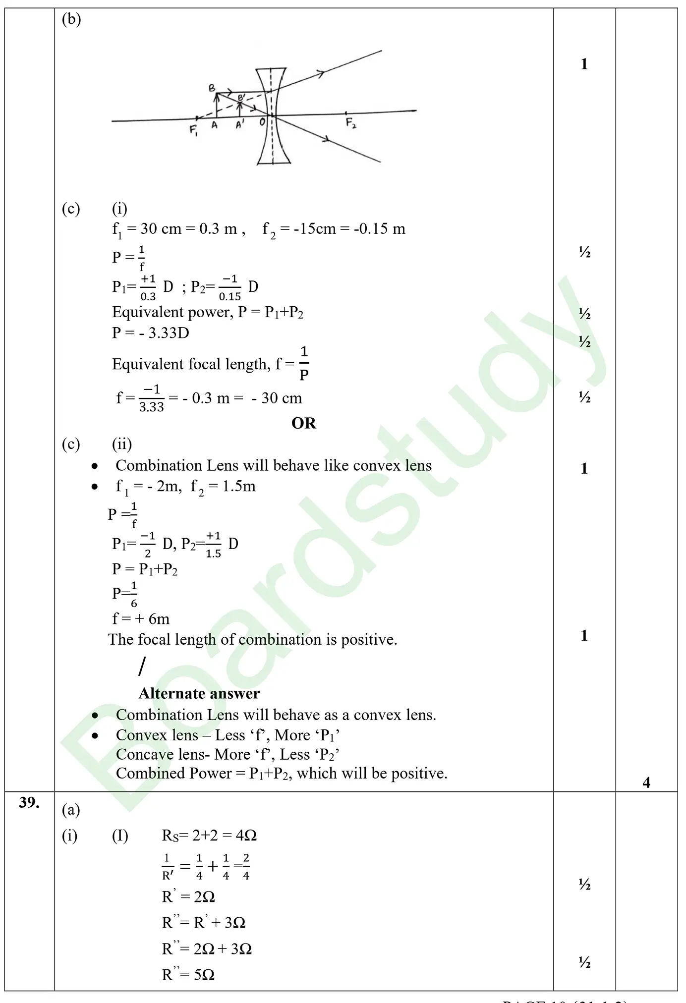 CBSE class 10 science pyq 2026 set 2 solution page 0008