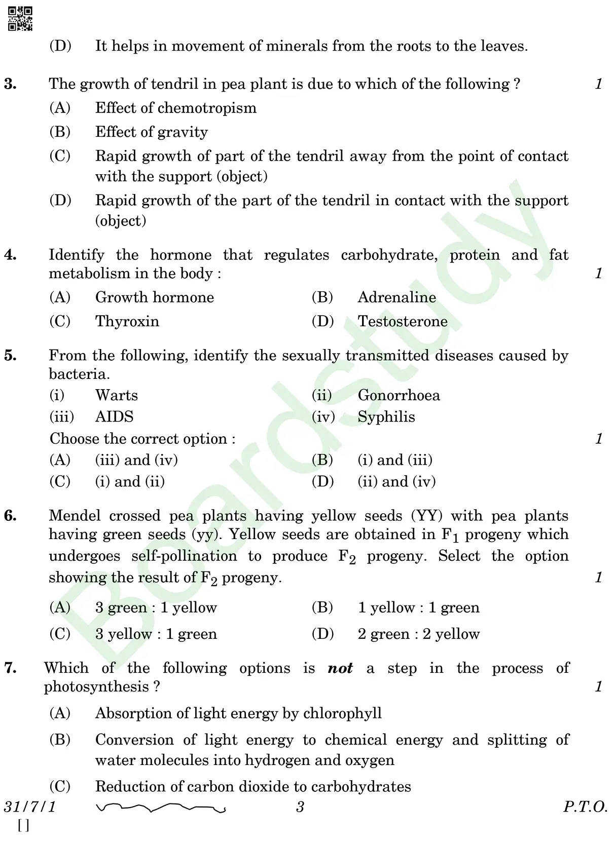 class 10 science pyq 2026 set 1 questions page 0003