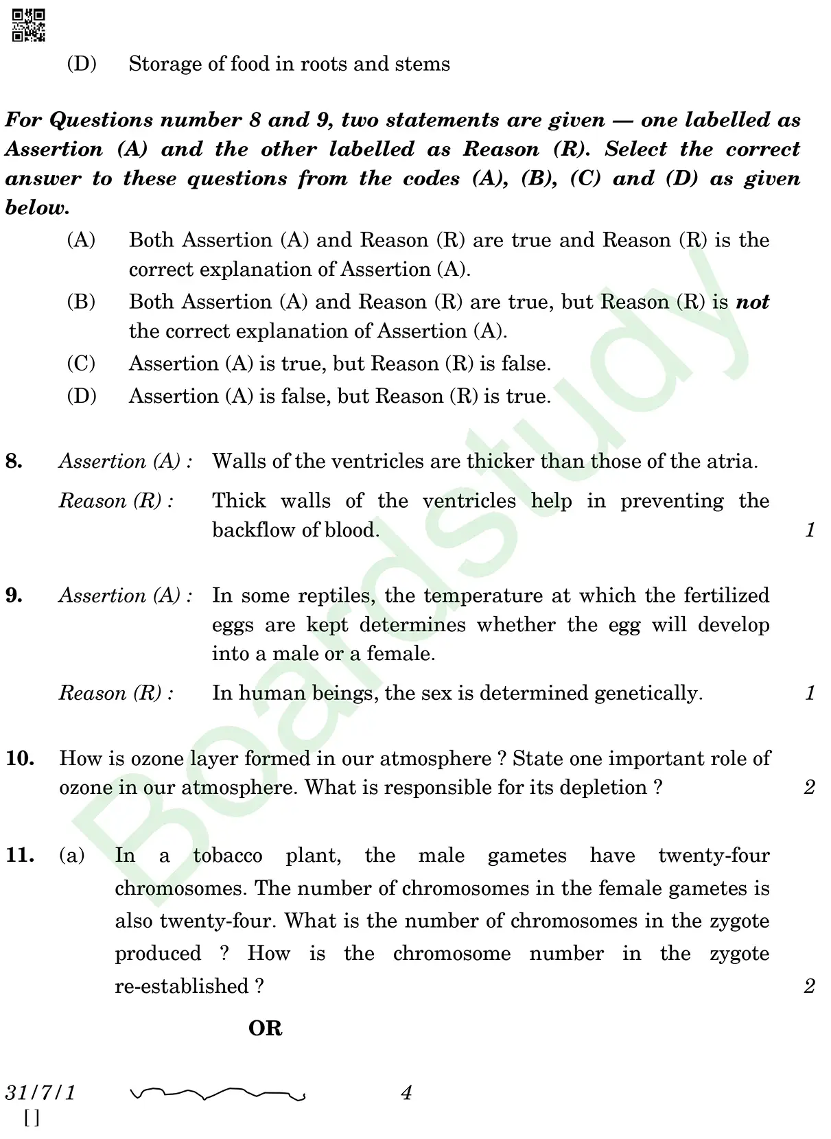 class 10 science pyq 2026 set 1 questions page 0004